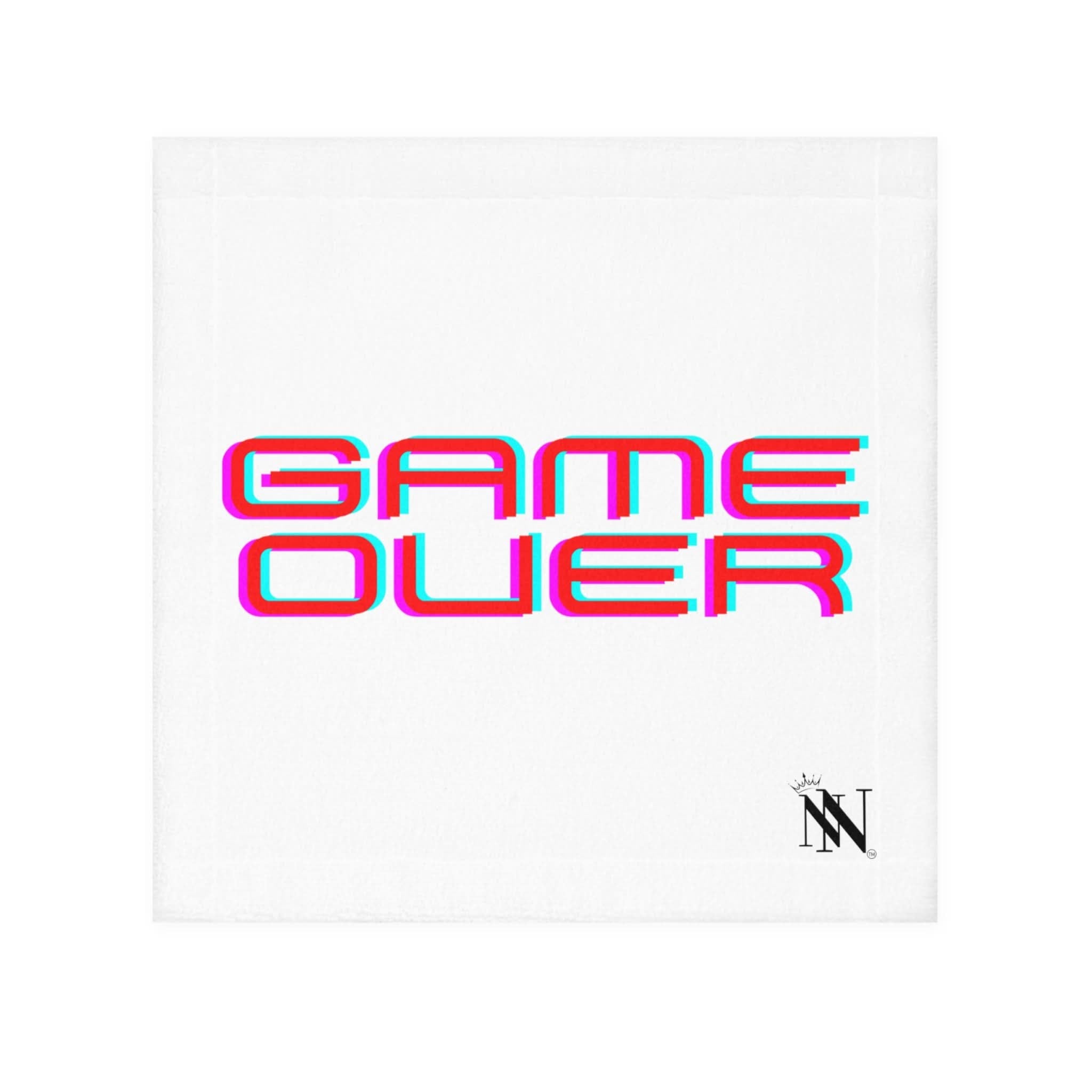Game Over White | Mix & Match Lils’ Fun-Flirty Lovers’ Towels