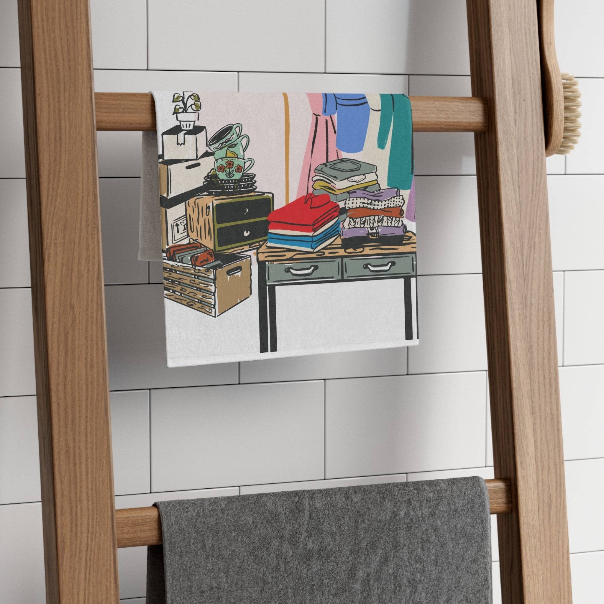 Garage Sale Fun | Mix & Match Soft Fun-Flirty Lovers’ Towels