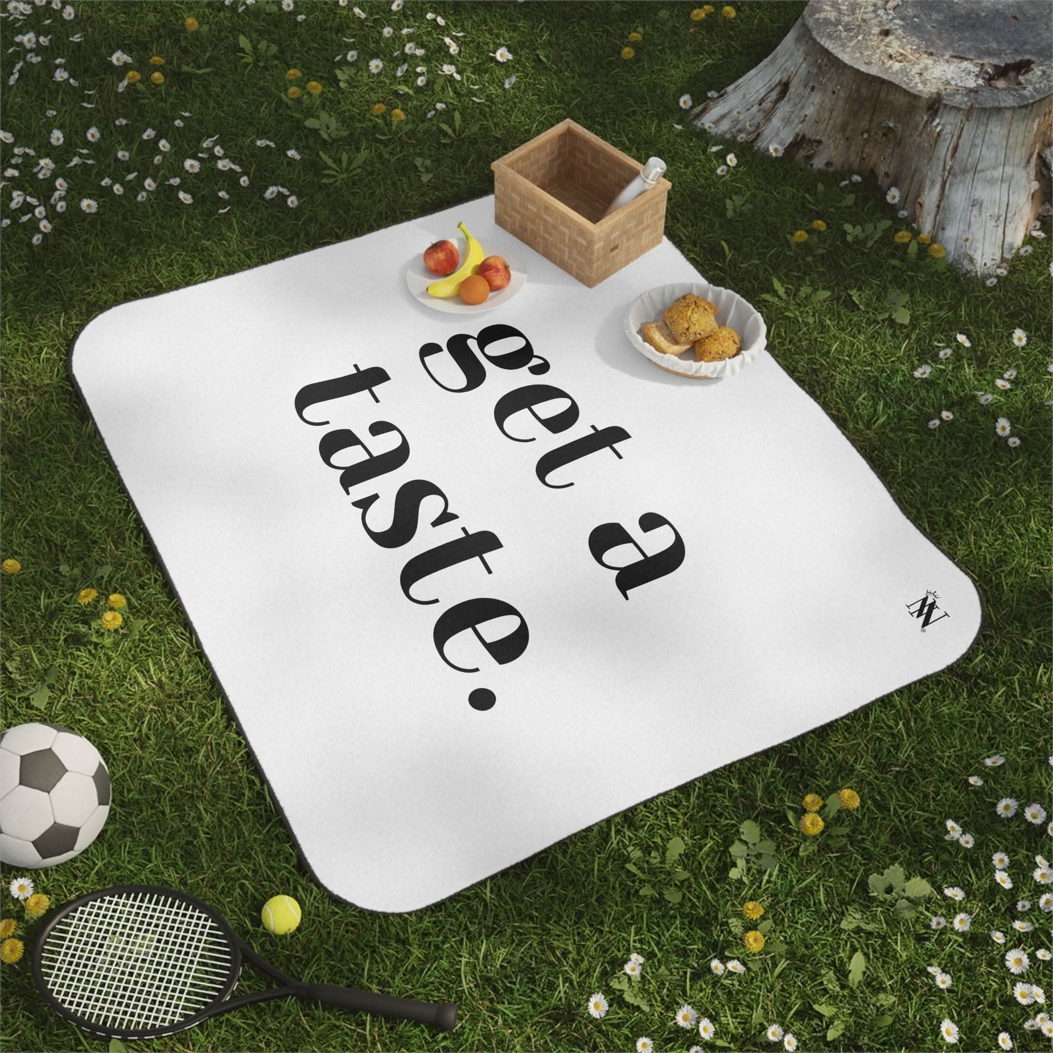 Get A Taste | Mix Match Fun-Flirty Lovers’ Water-Resistant Blankets