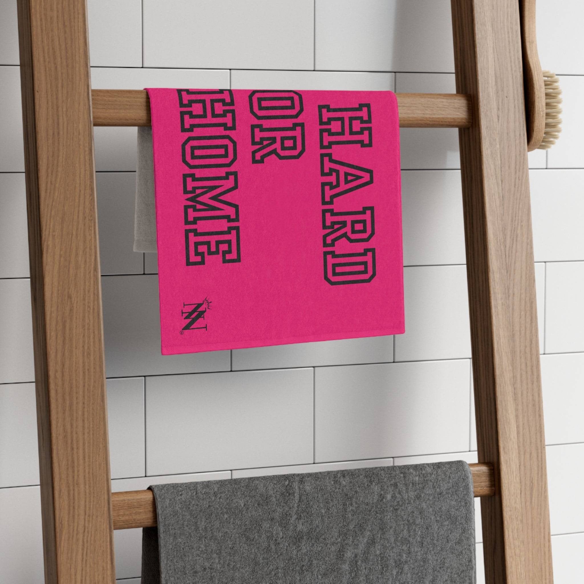 Get Hard or Go Home Pink Mix & Match Soft Sex Towels | Naughty Lovers’ Gifts