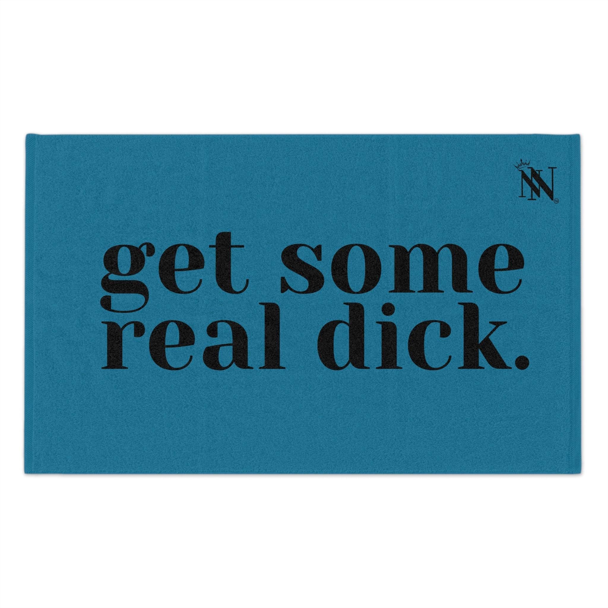 Get Some Real Dick Blue Mix & Match Soft Sex Towels | Flirty Lovers’ Gifts