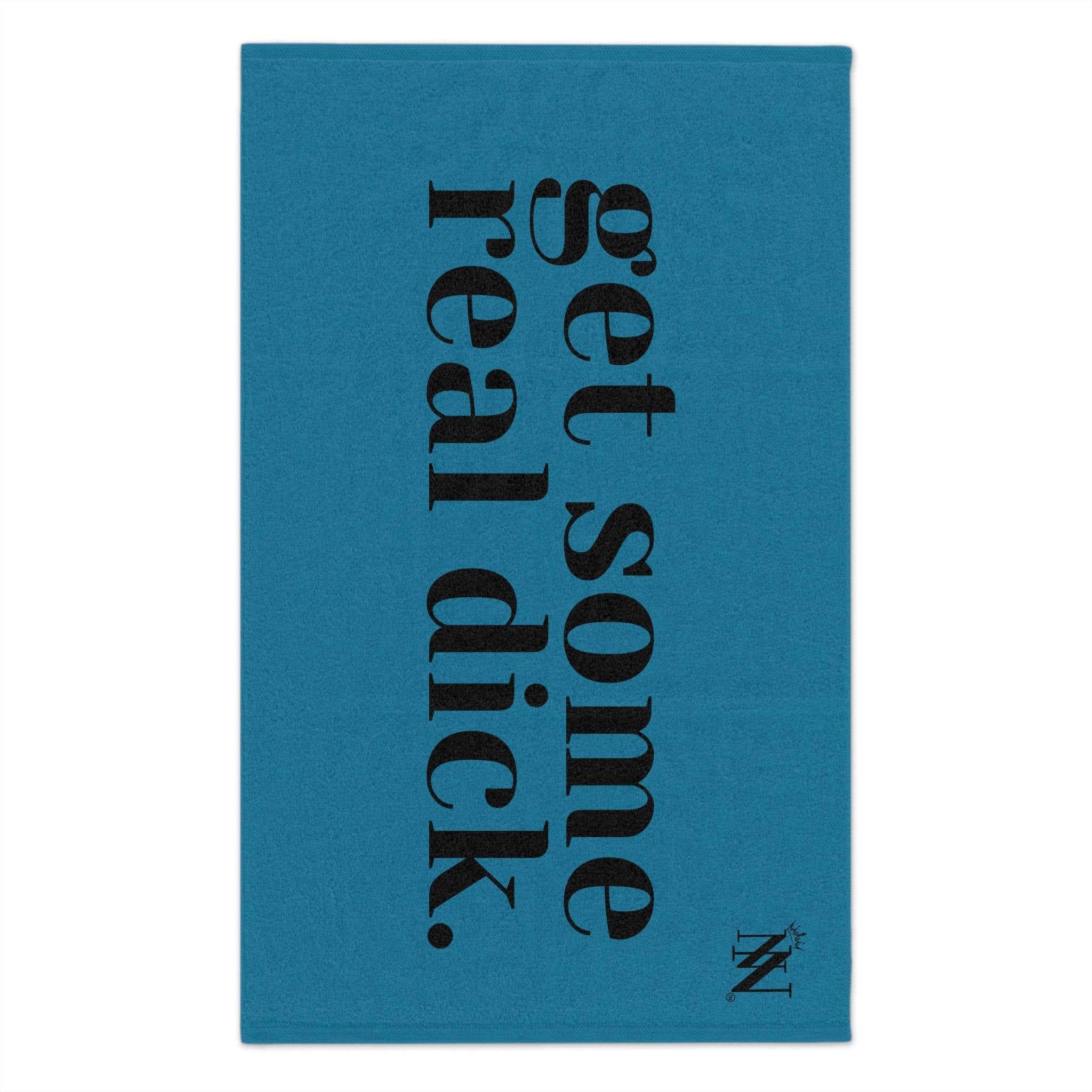 Get Some Real Dick Blue Mix & Match Soft Sex Towels | Flirty Lovers’ Gifts