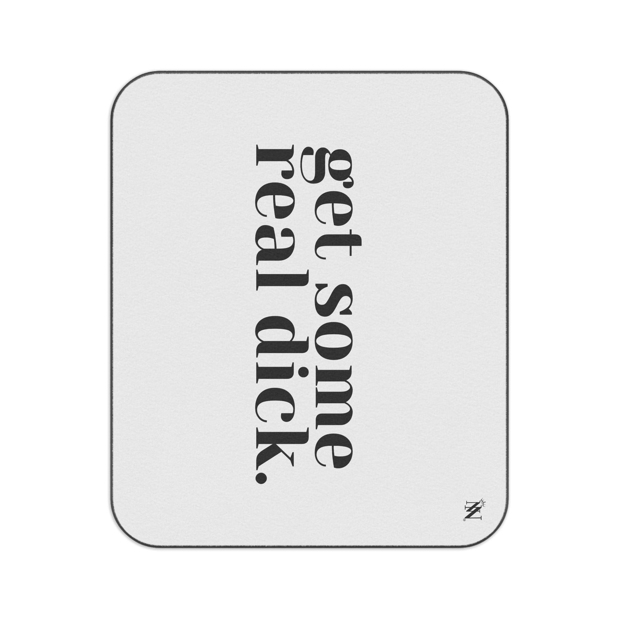 Get Some Real Dick. | Mix Match Fun-Flirty Lovers’ Water-Resistant Blankets