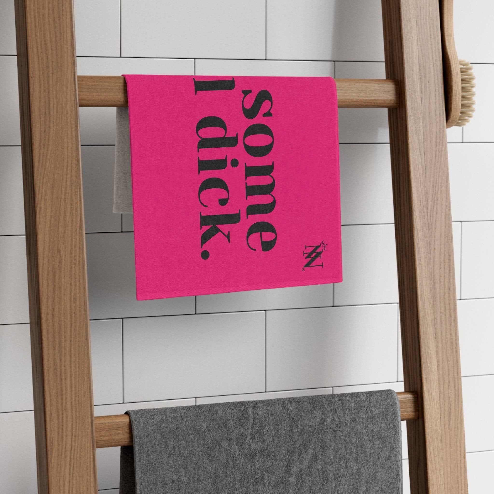 Get Some Real Dick Pink Mix & Match Soft Sex Towels | Flirty Lovers’ Gifts