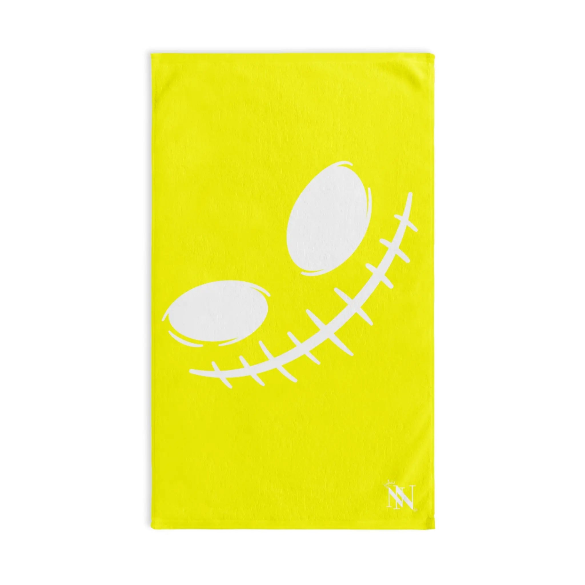 Ghoul Face Neon Yellow | Mix & Match Original Fun-Flirty Lovers’ Towels