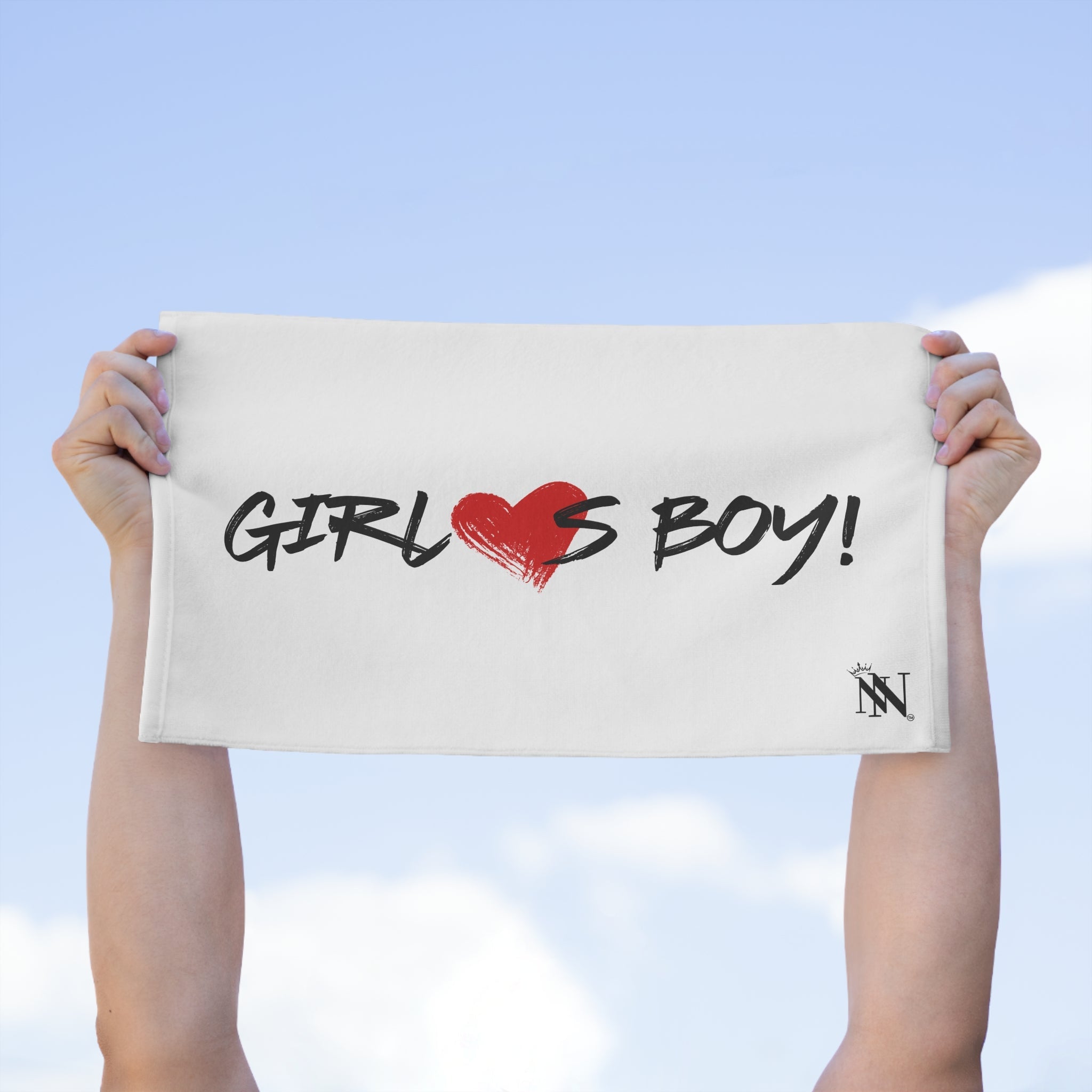 Girl Loves Boy! | Mix & Match Soft Fun-Flirty Lovers’ Towels