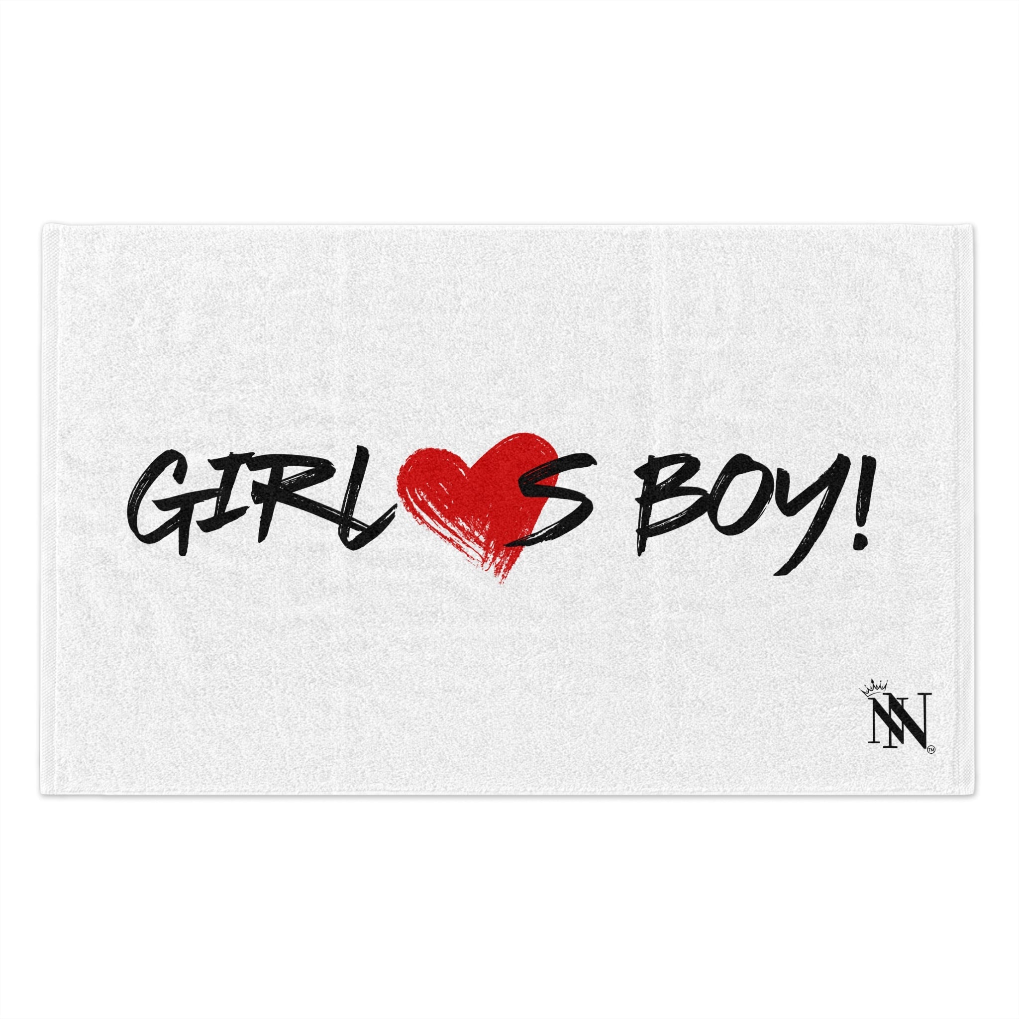 Girl Loves Boy! | Mix & Match Soft Fun-Flirty Lovers’ Towels