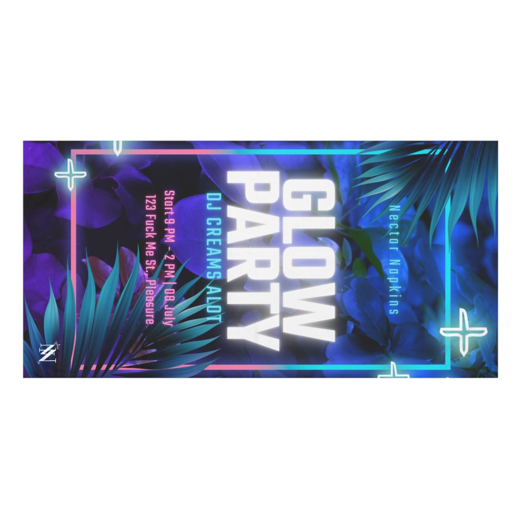 Glow Party | Mix & Match Naughty XL Fun-Flirty Lovers’ Towels