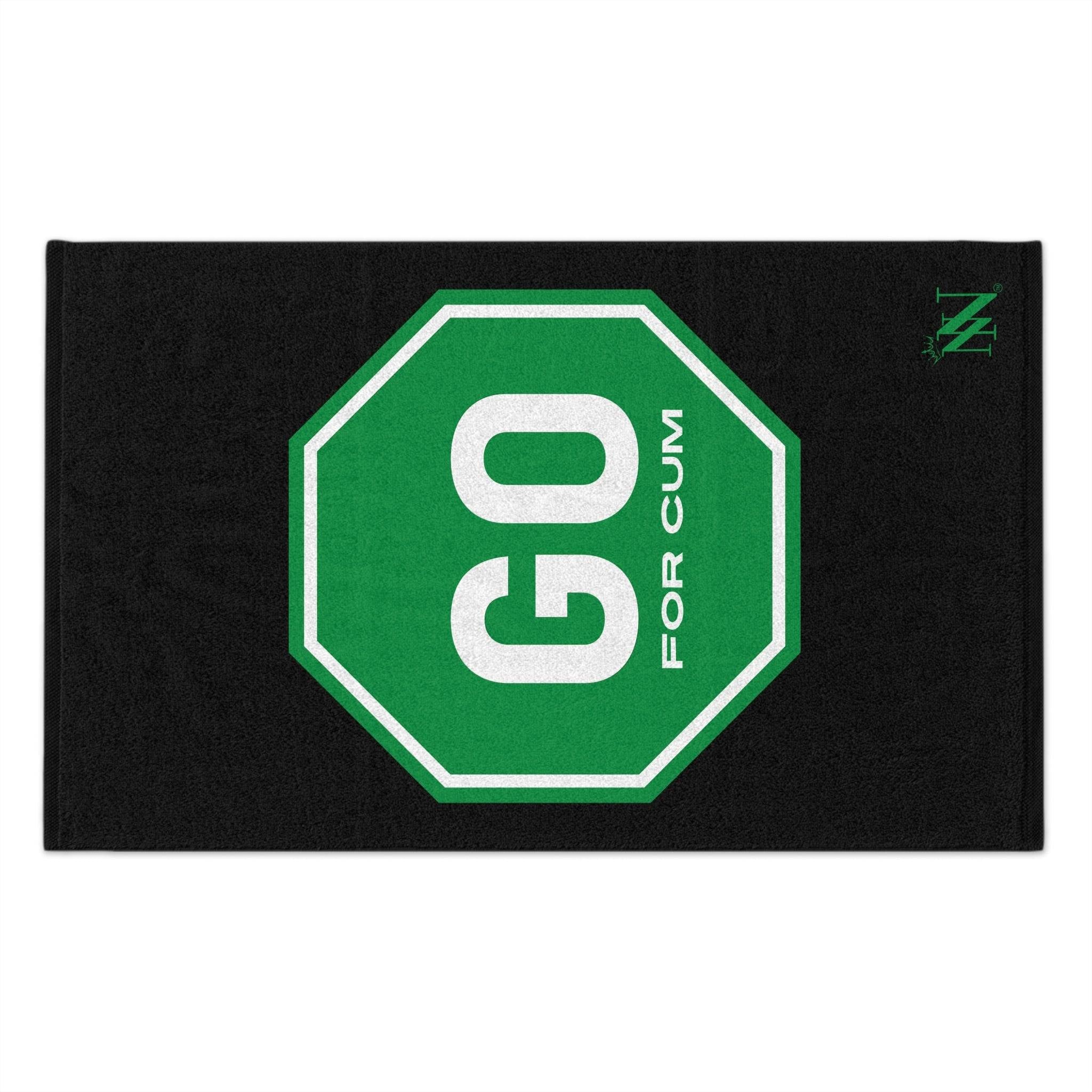 Go for Cum Black Mix & Match Soft Sex Towels | Flirty Lovers’ Gifts