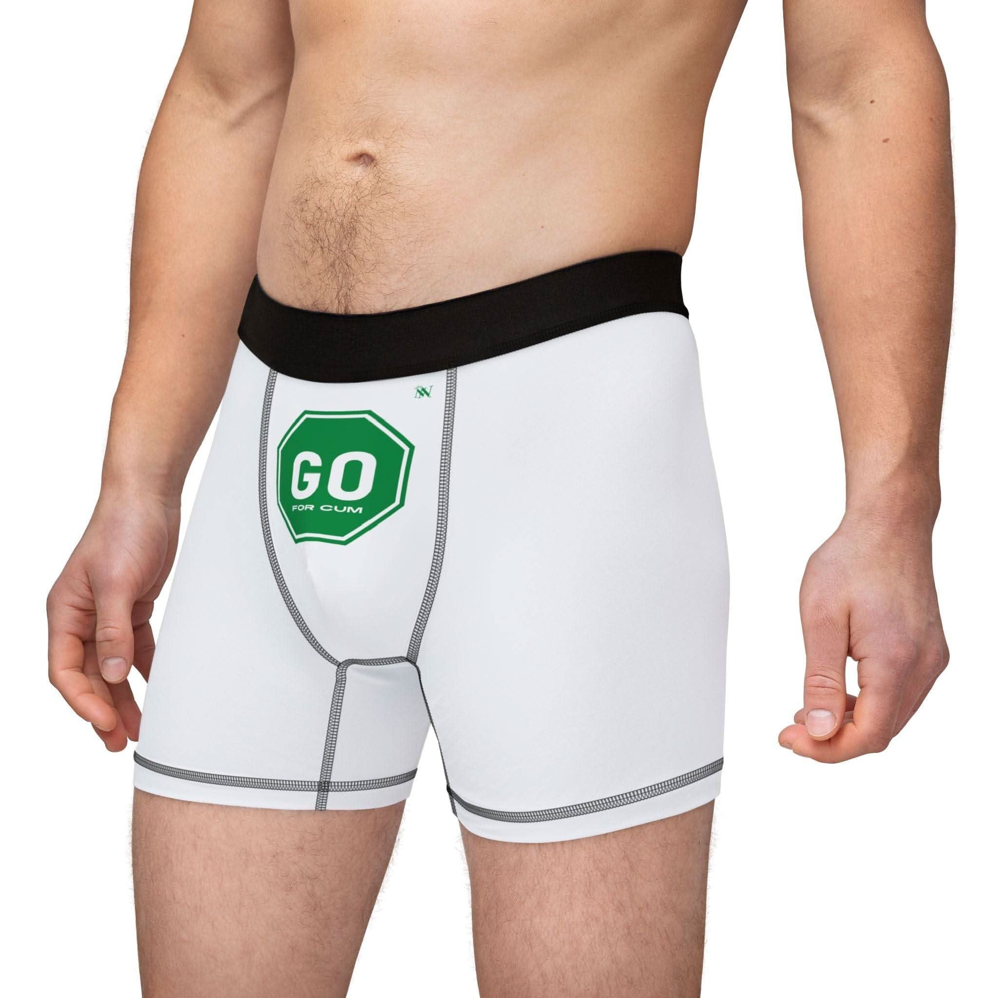Go For Cum Sign | Mix & Match Fun-Flirty Lovers’ Boxer Briefs