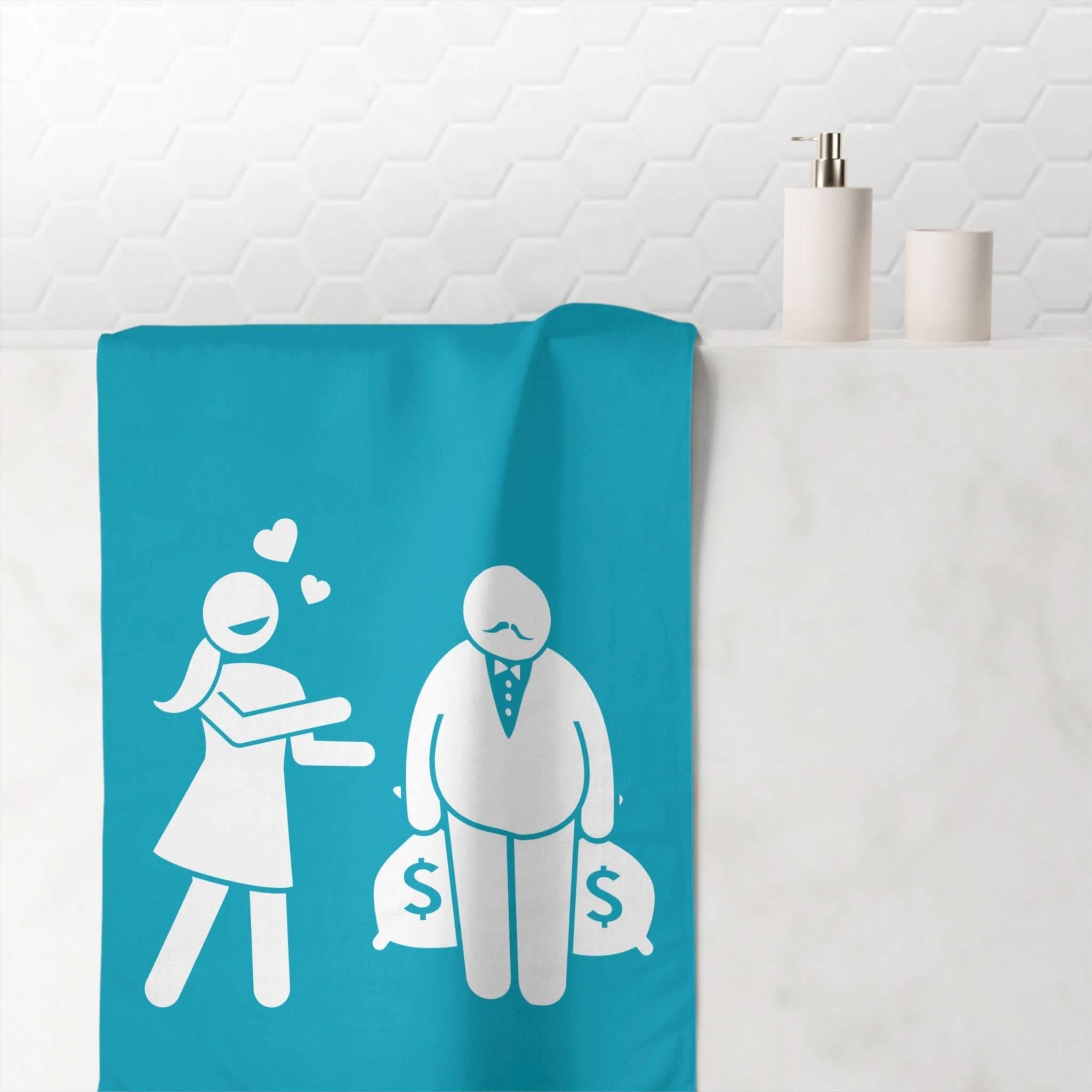 Gold Digger | Mix & Match Naughty XL Fun-Flirty Loversâ Towels