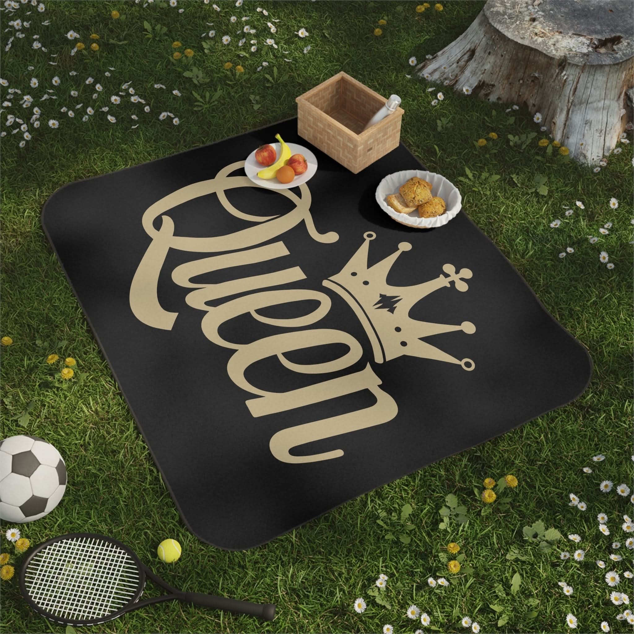 Gold Queen | Mix Match Fun-Flirty Lovers’ Water-Resistant Blankets