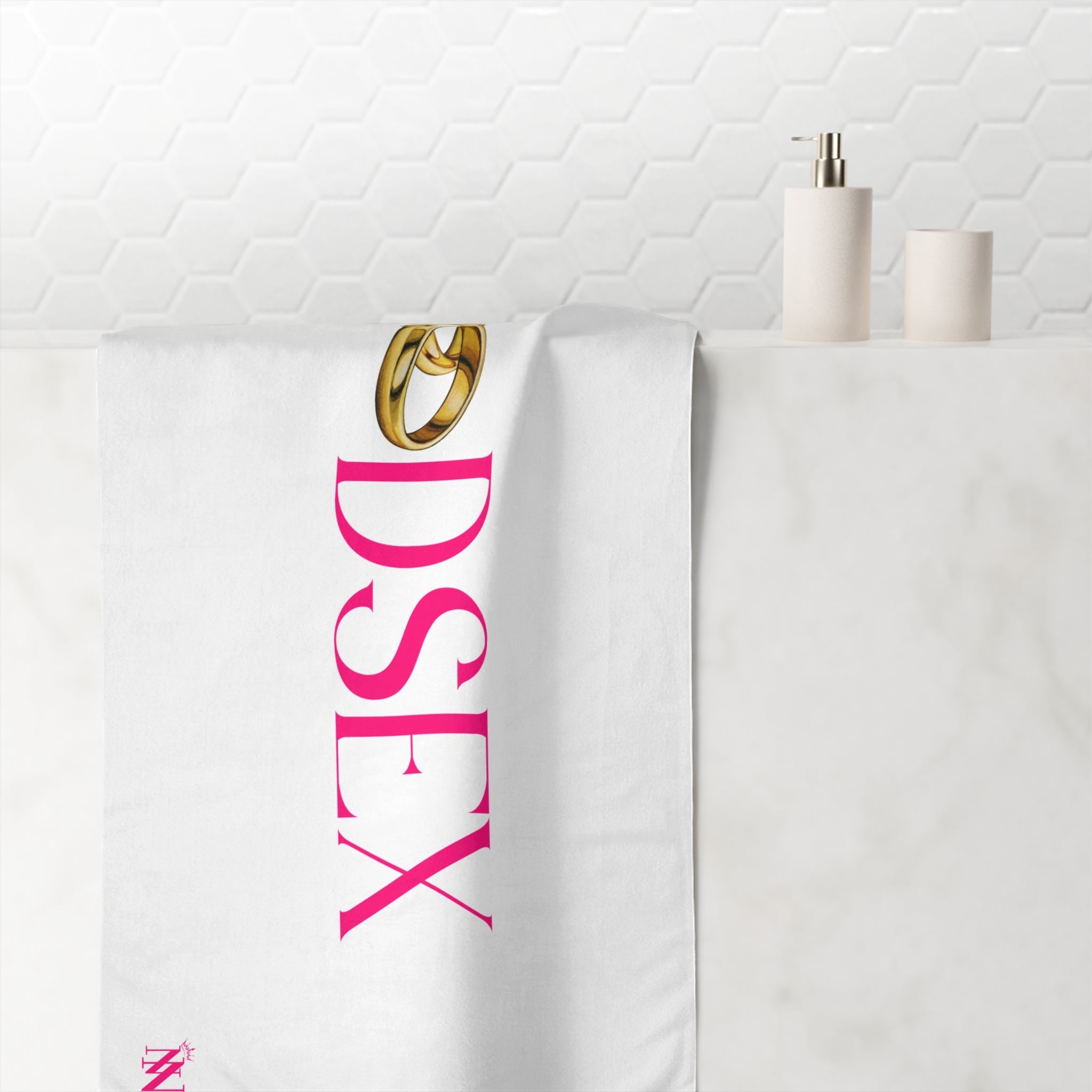 Good Sex Wedding Rings | Mix & Match XL Fun-Flirty Lovers’ Towels