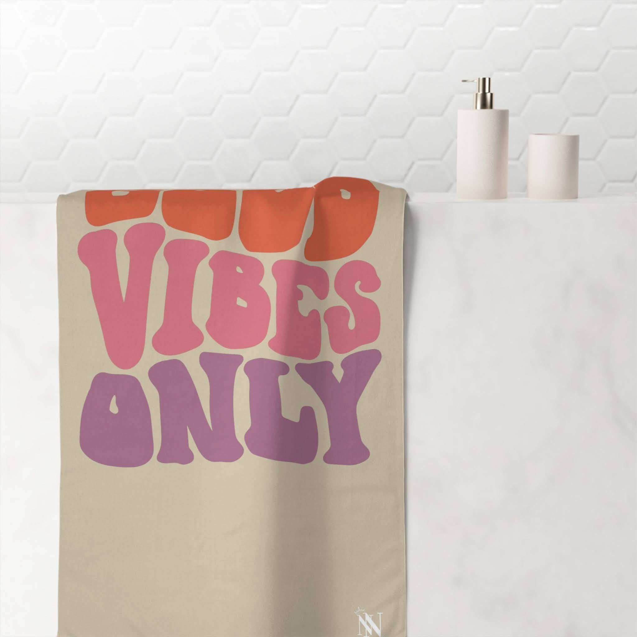 Good Vibes ONLY | Mix & Match Naughty XL Fun-Flirty Lovers’ Towels