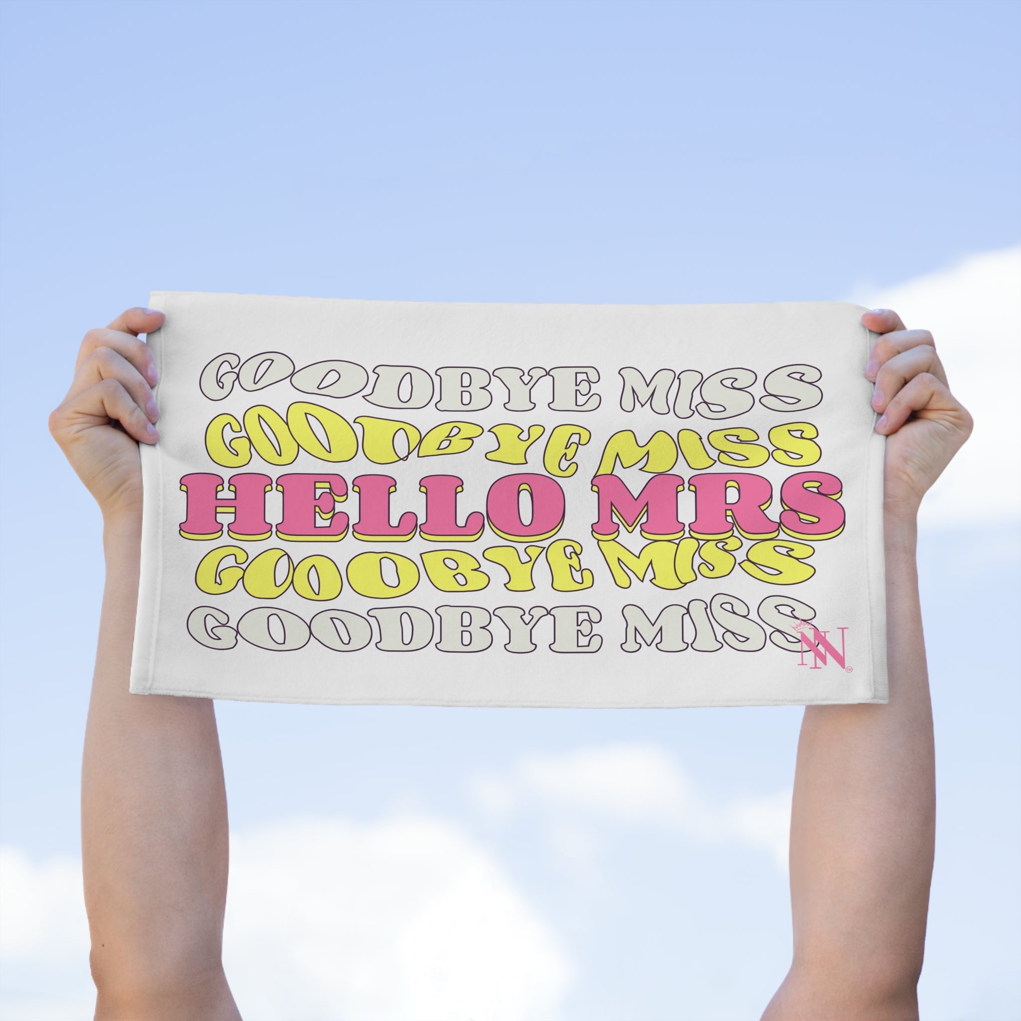 Goodbye Miss Hello Mrs | Mix & Match Soft Fun-Flirty Lovers’ Towels