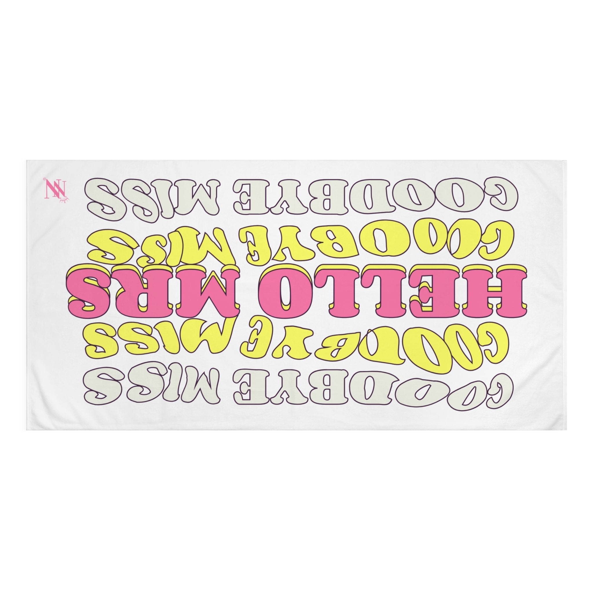Goodbye Miss Hello Mrs | Mix & Match XL Fun-Flirty Lovers’ Towels