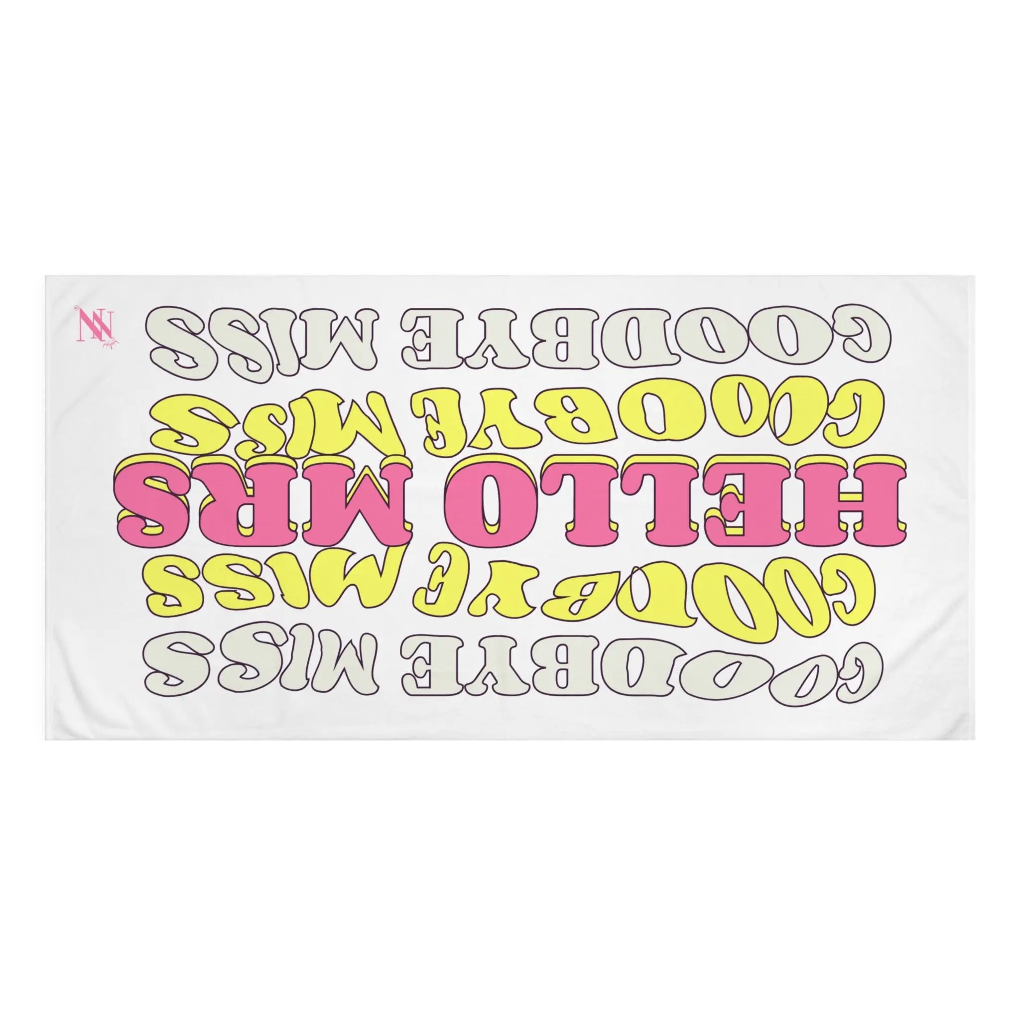 Goodbye Miss Hello Mrs | Mix & Match XL Fun-Flirty Lovers’ Towels