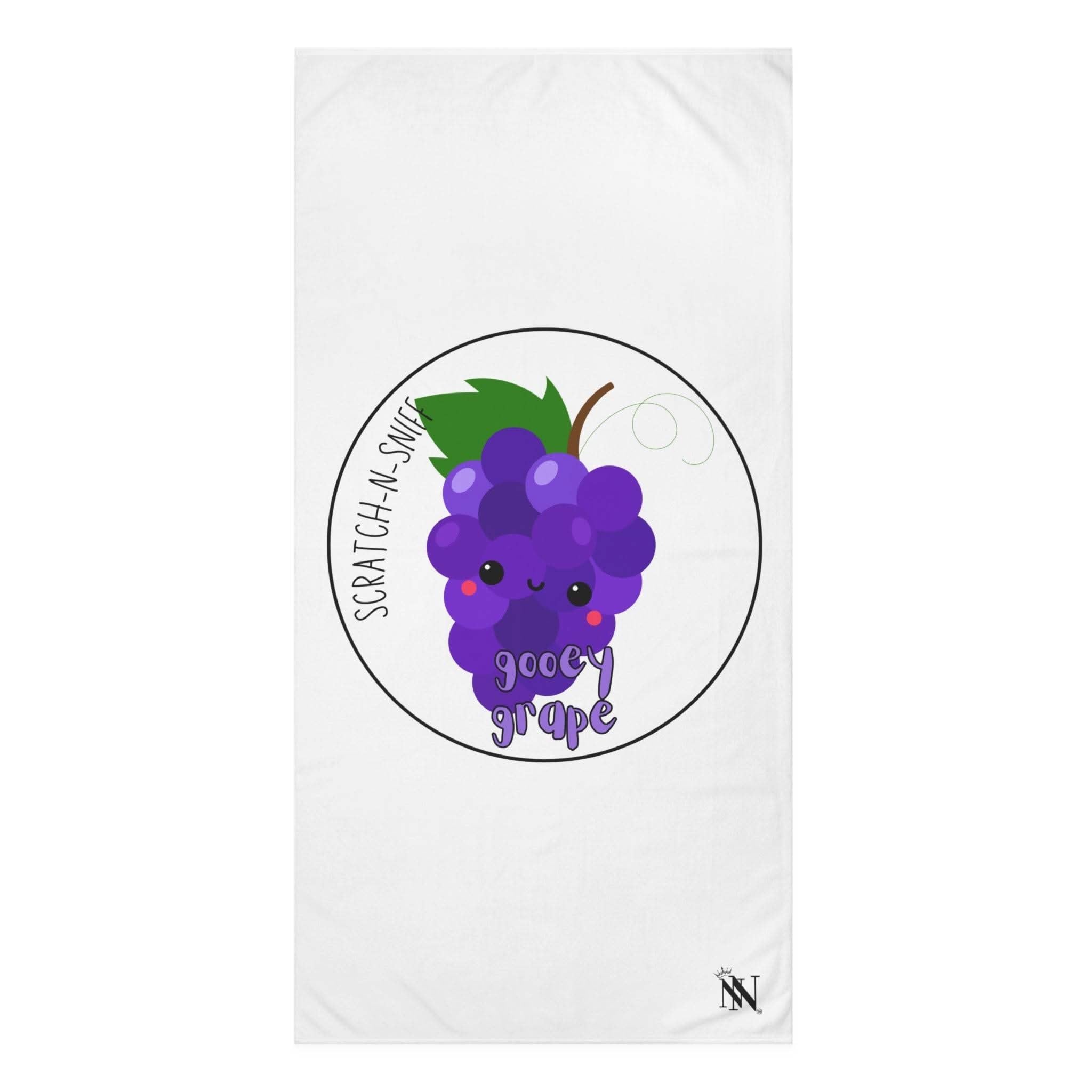 Gooey Grape Scratch N Sniff | Mix & Match Naughty XL Fun-Flirty Lovers’ Towels