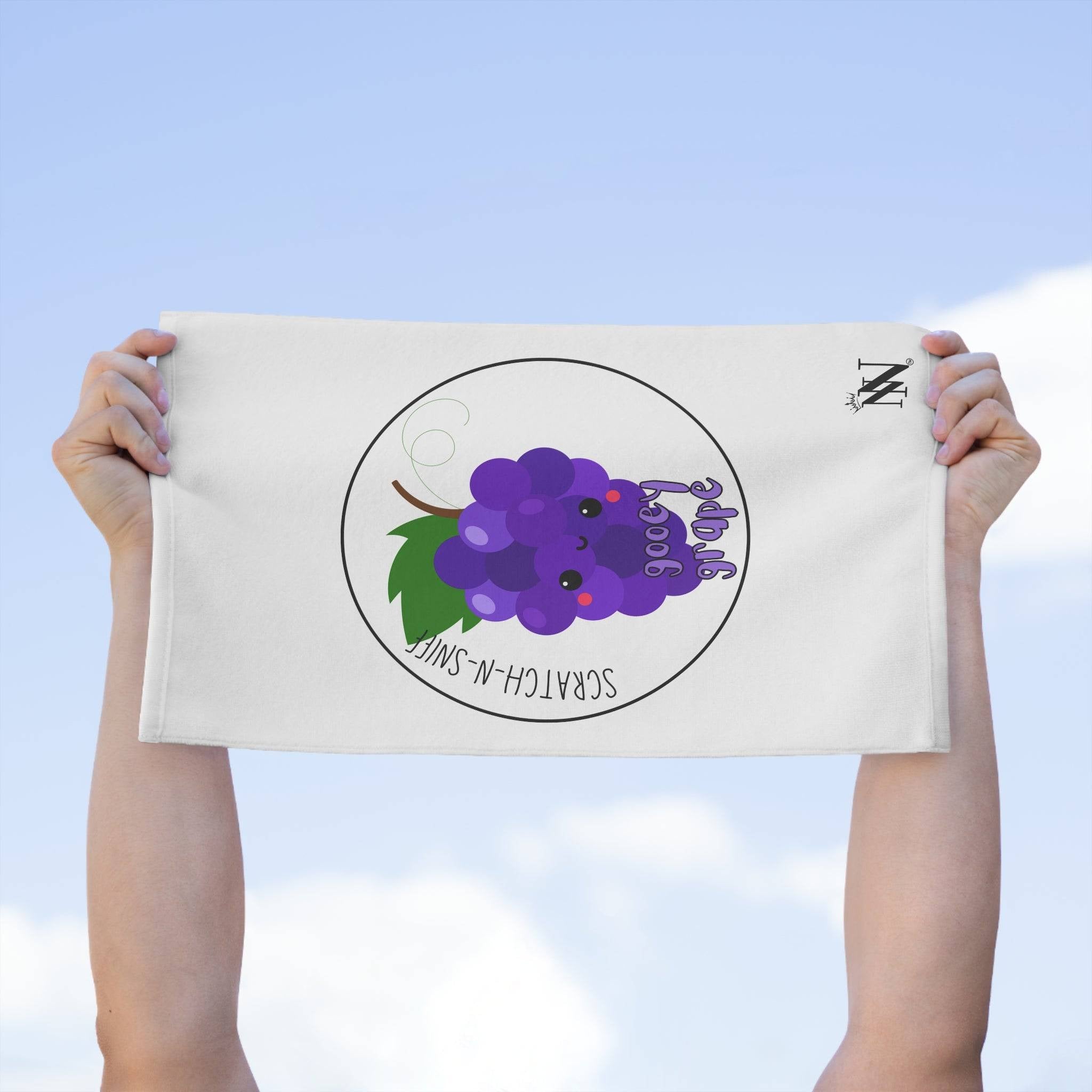 Gooey Grape Scratch-N-Sniff | Mix & Match Soft Fun-Flirty Lovers’ Towels