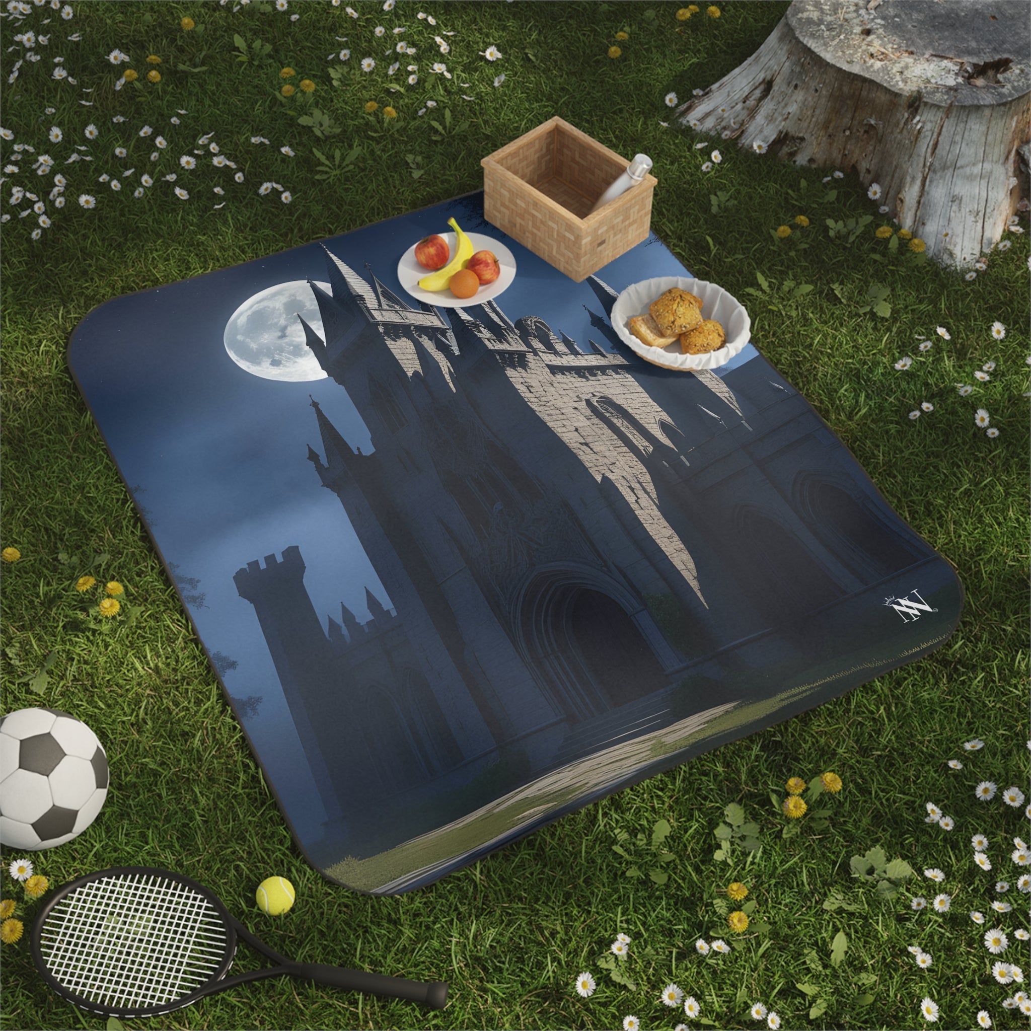 Gothic Castle Moonlight Roleplay | Mix Match Fun-Flirty Lovers’ Water-Resistant Blankets