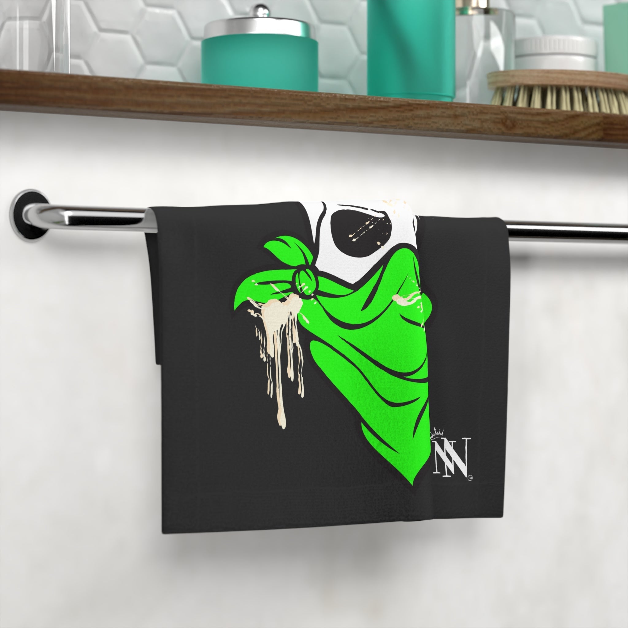 Green Cum Bandit | Mix & Match Lils’ Fun-Flirty Lovers’ Towels