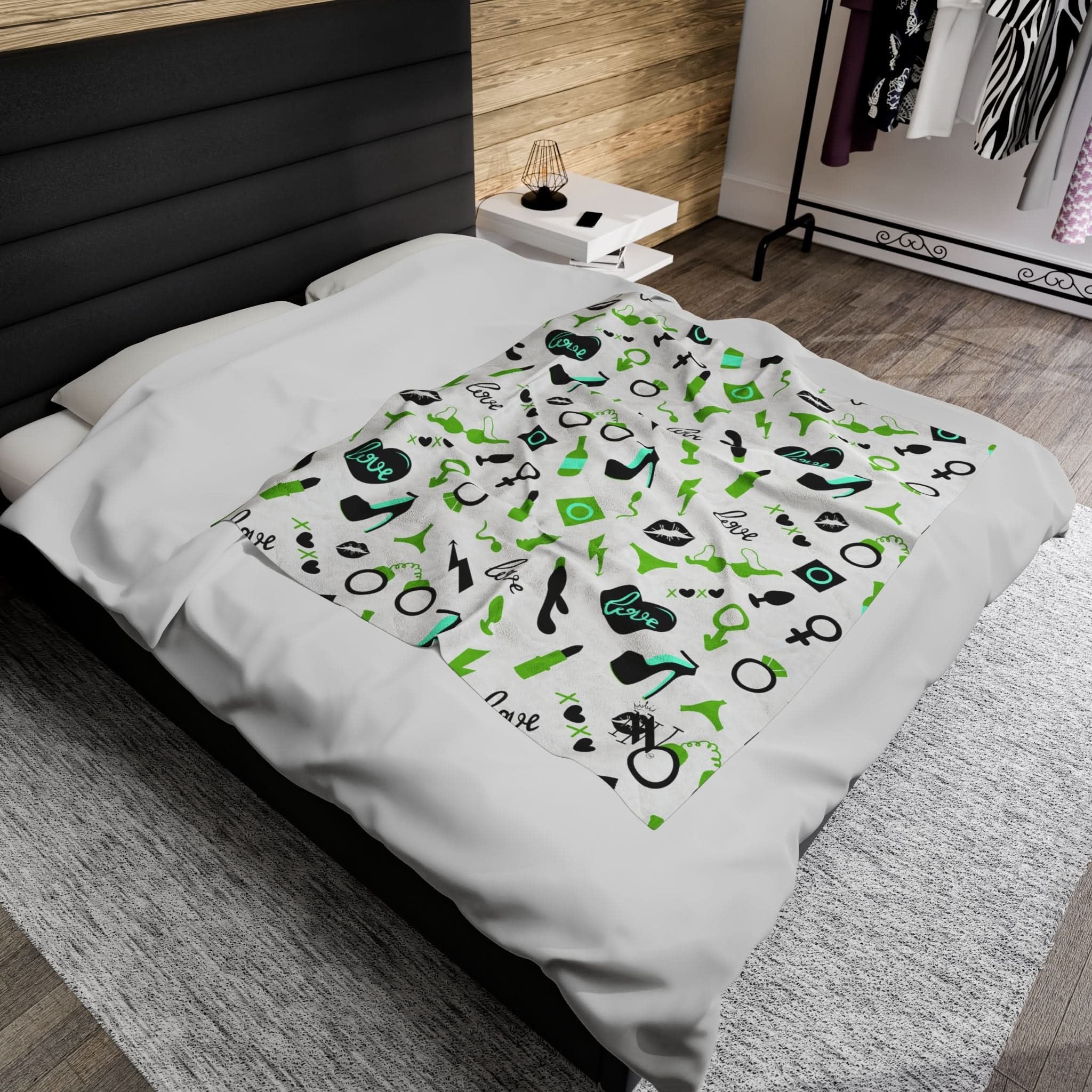 Green Sex Toys | Mix & Match Fun-Flirty Loversā Blankets