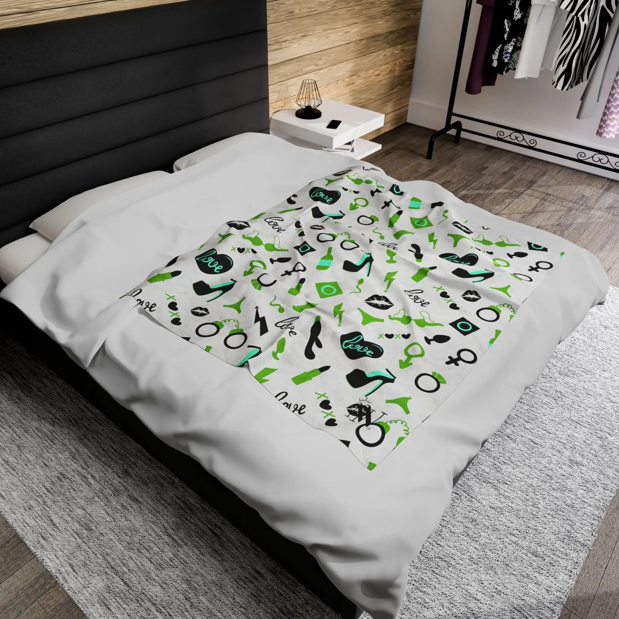 Green Sex Toys | Mix & Match Fun-Flirty Lovers’ Blankets