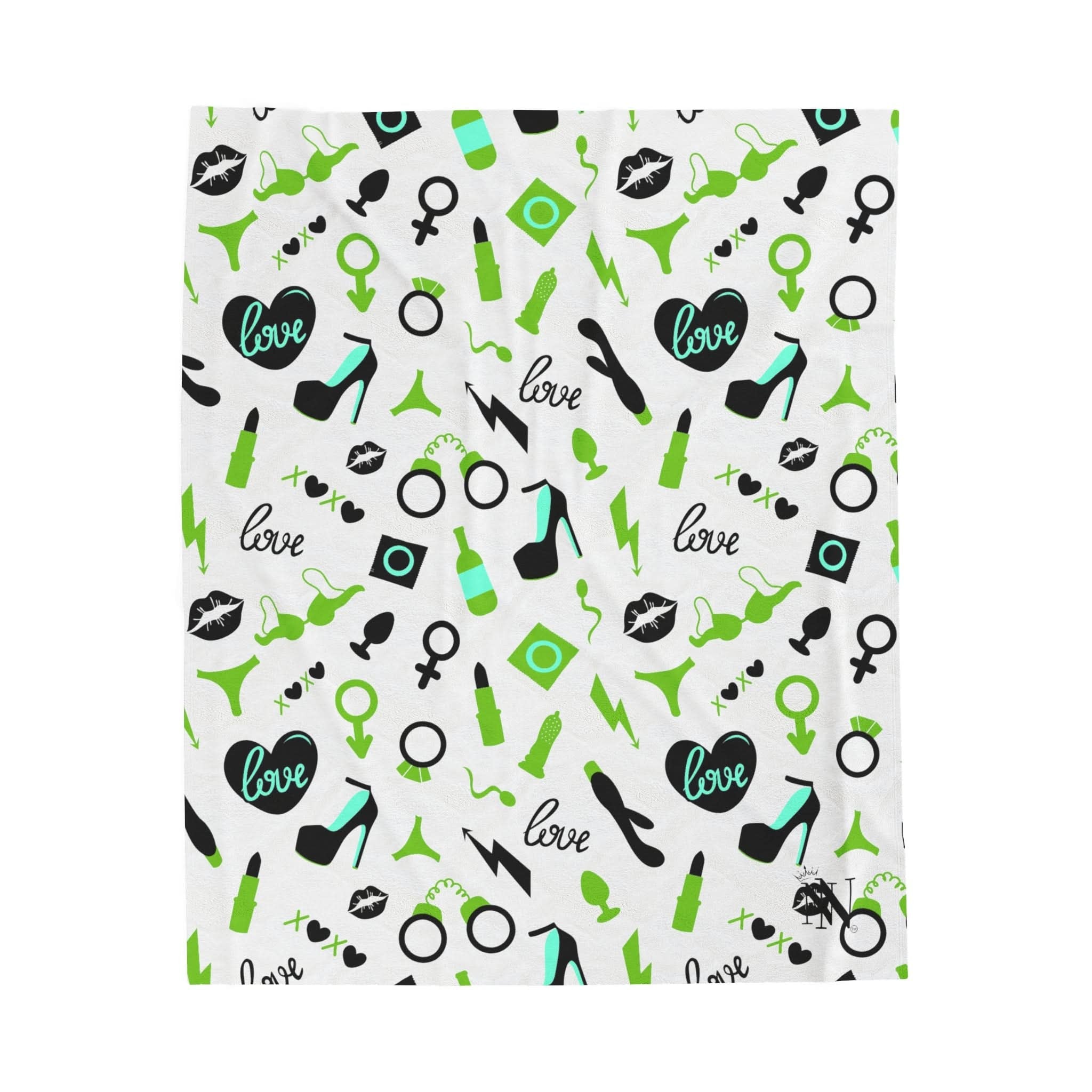 Green Sex Toys | Mix & Match Fun-Flirty Loversā Blankets
