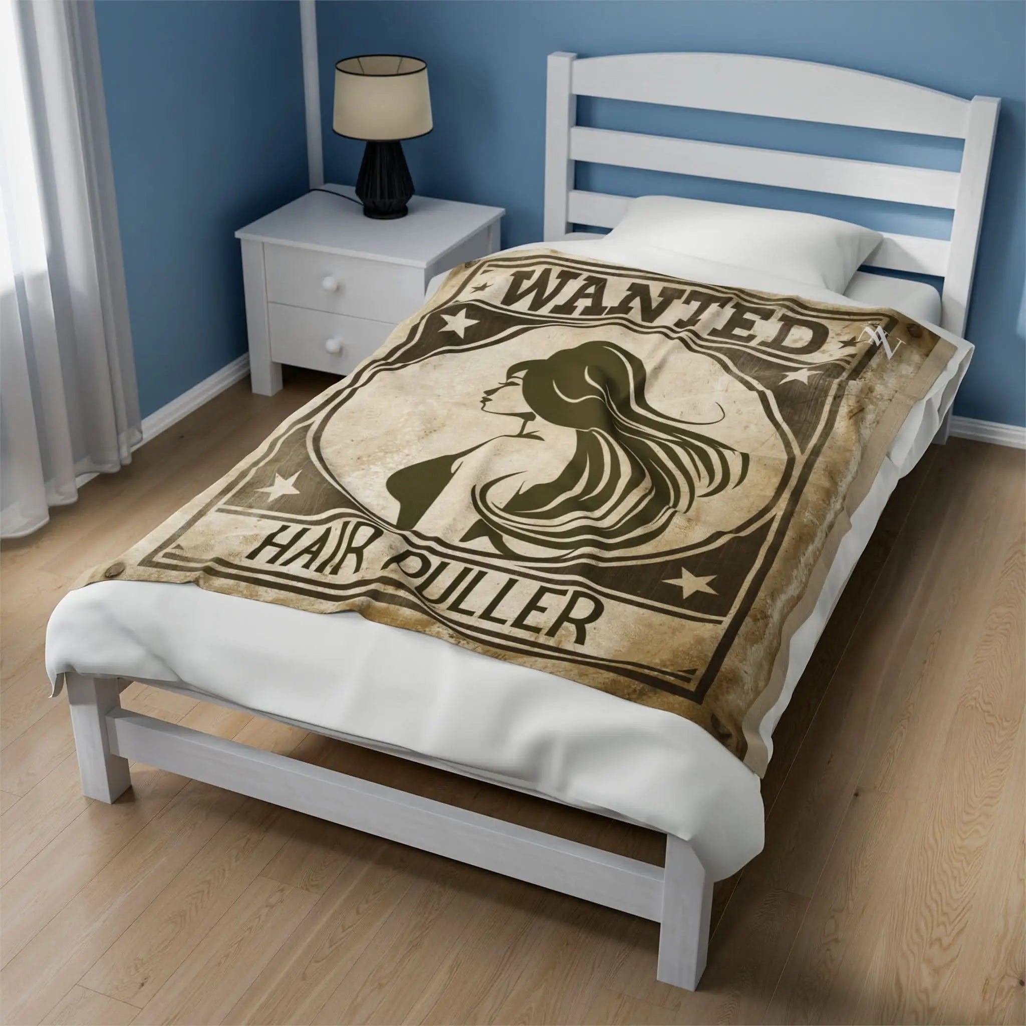 Hair Puller Wanted | Mix & Match Fun-Flirty Lovers’ Blankets