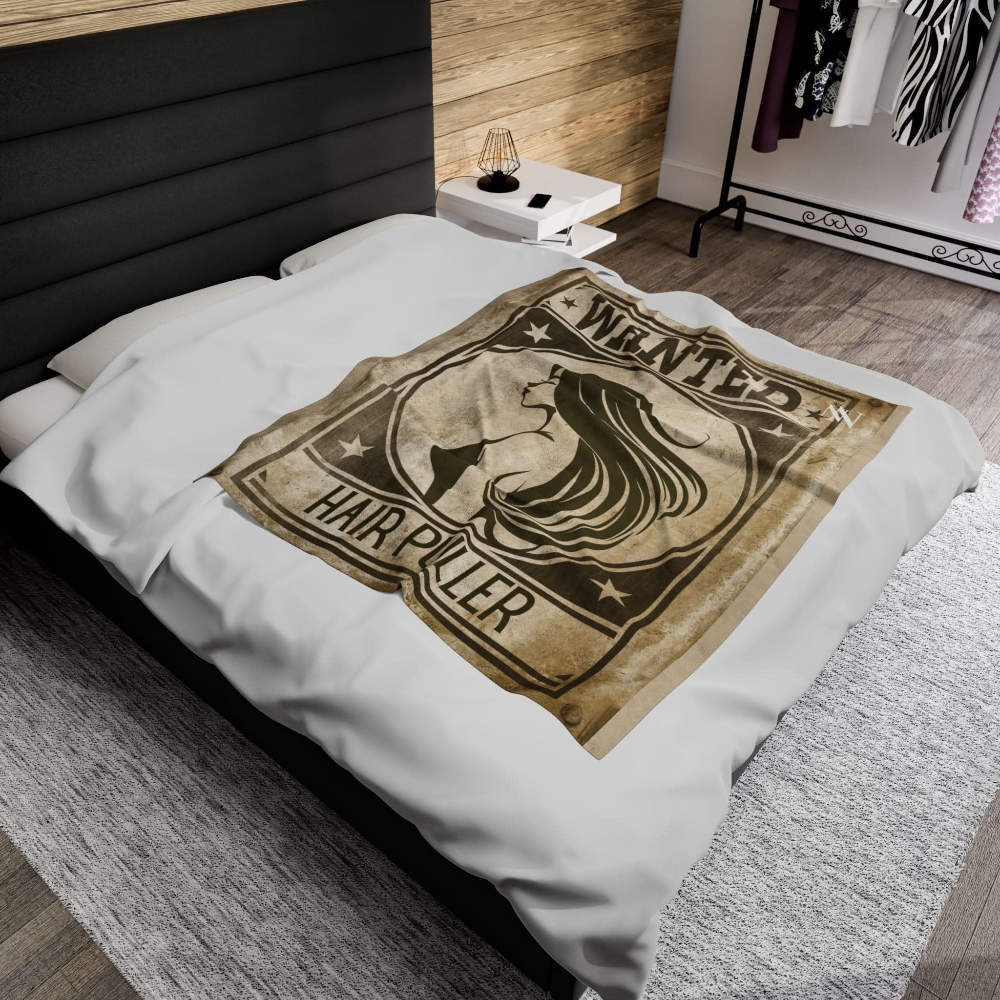 Hair Puller Wanted | Mix & Match Fun-Flirty Lovers’ Blankets