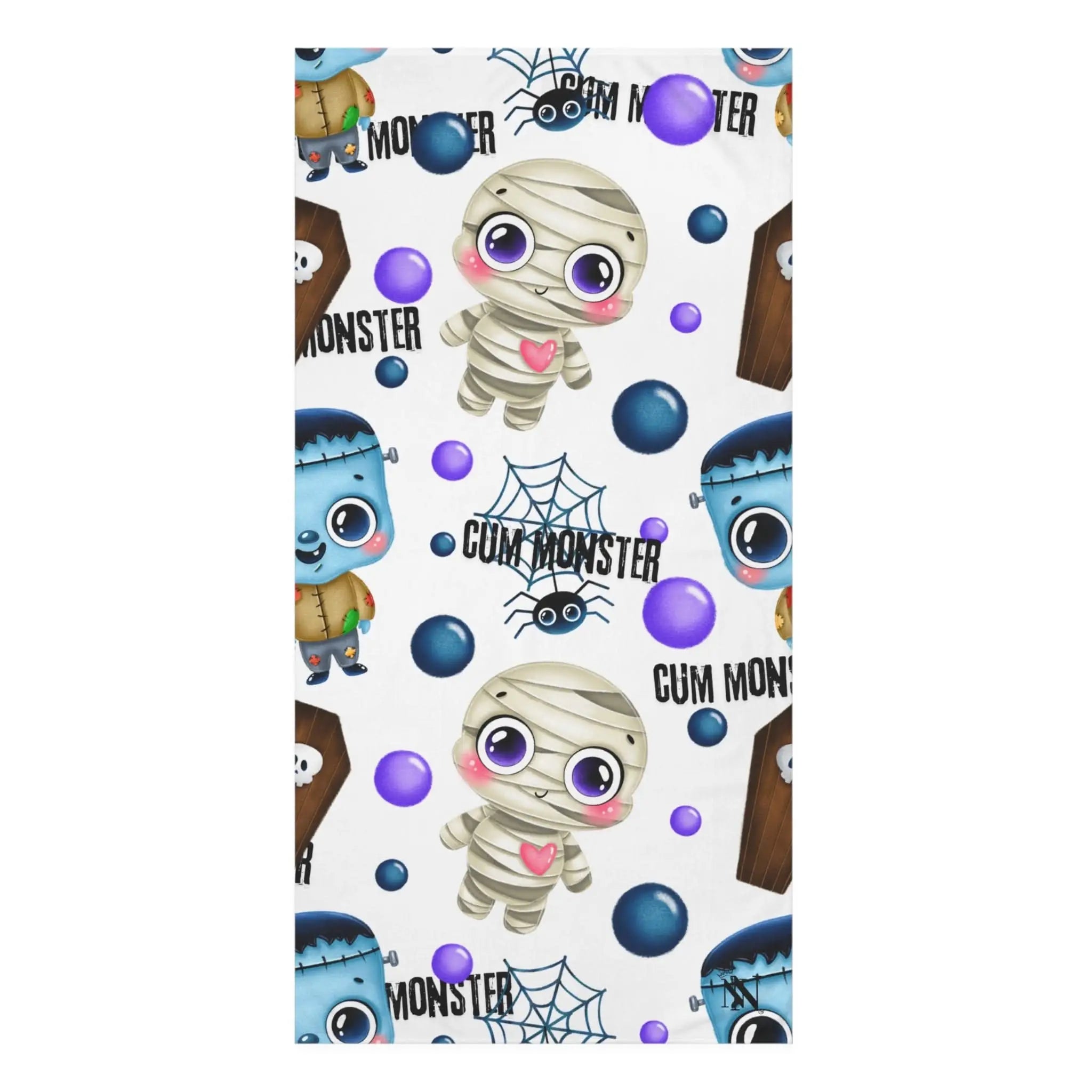 Halloween Cum Monster | Mix & Match Naughty XL Fun-Flirty Lovers’ Towels