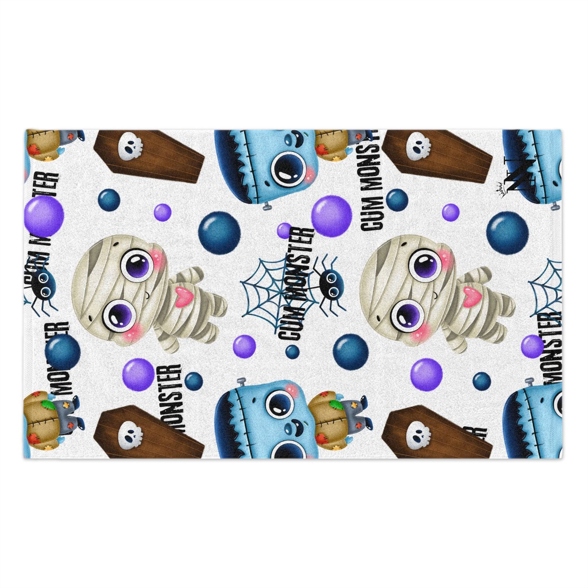 Halloween Cum Monster | Mix & Match Soft Fun-Flirty Lovers’ Towels