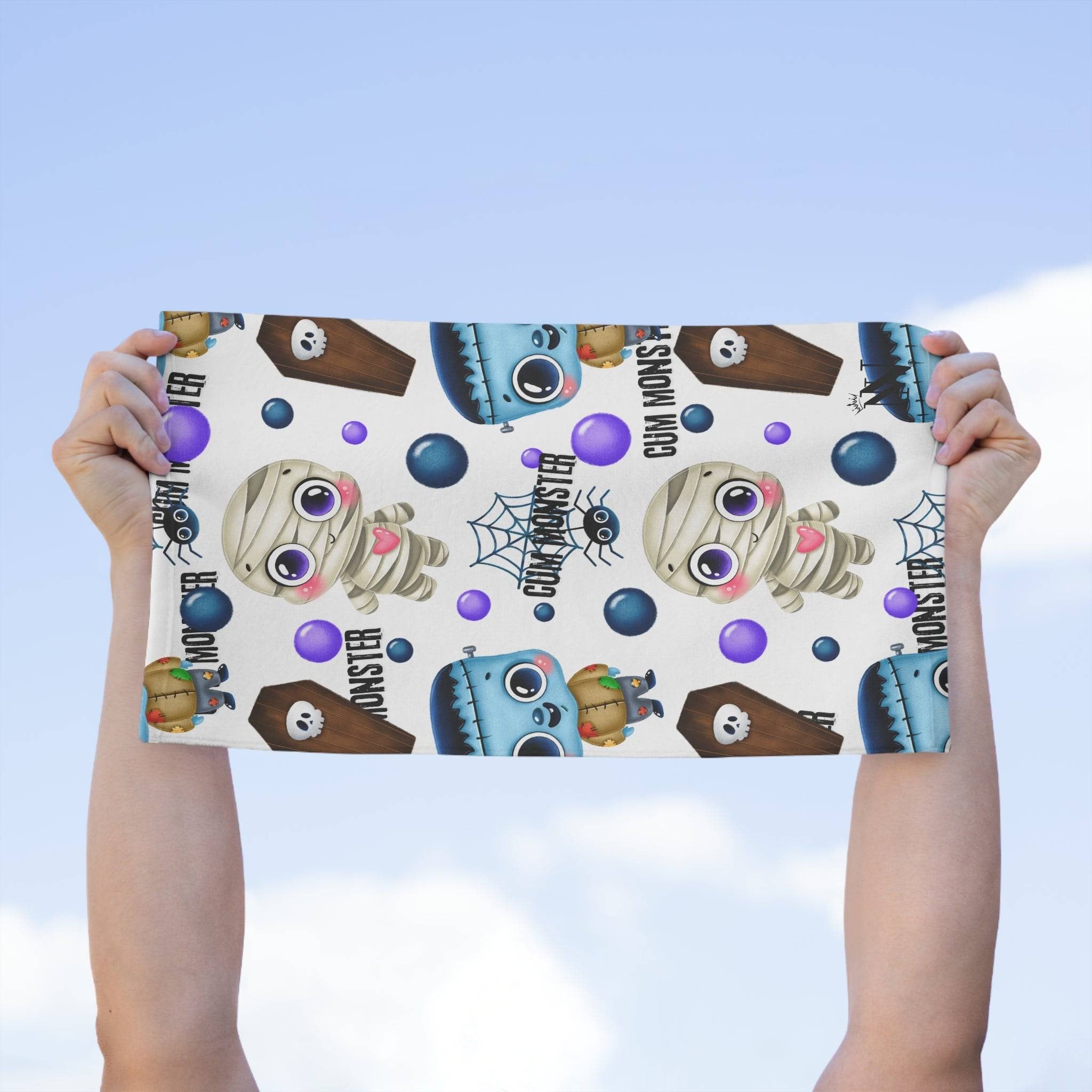 Halloween Cum Monster | Mix & Match Soft Fun-Flirty Lovers’ Towels