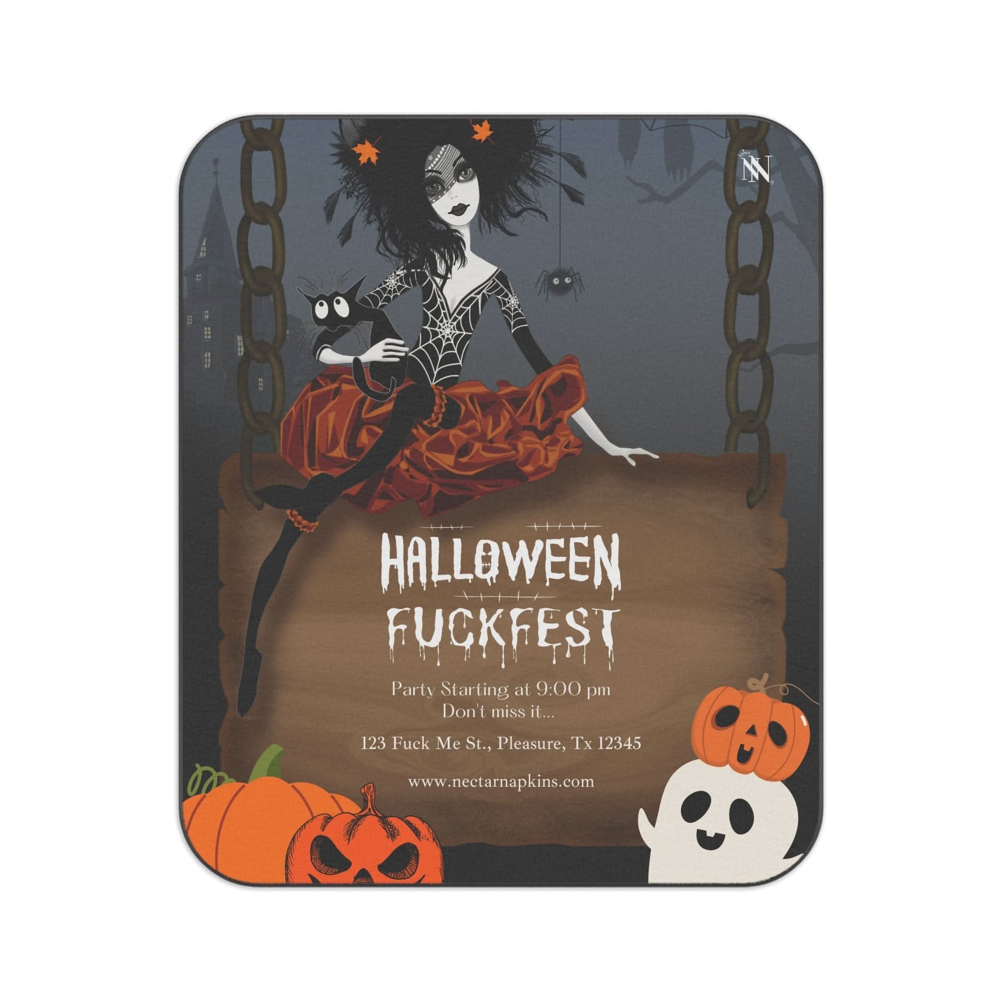 Halloween FuckFest | Mix Match Fun-Flirty Lovers’ Water-Resistant Blankets