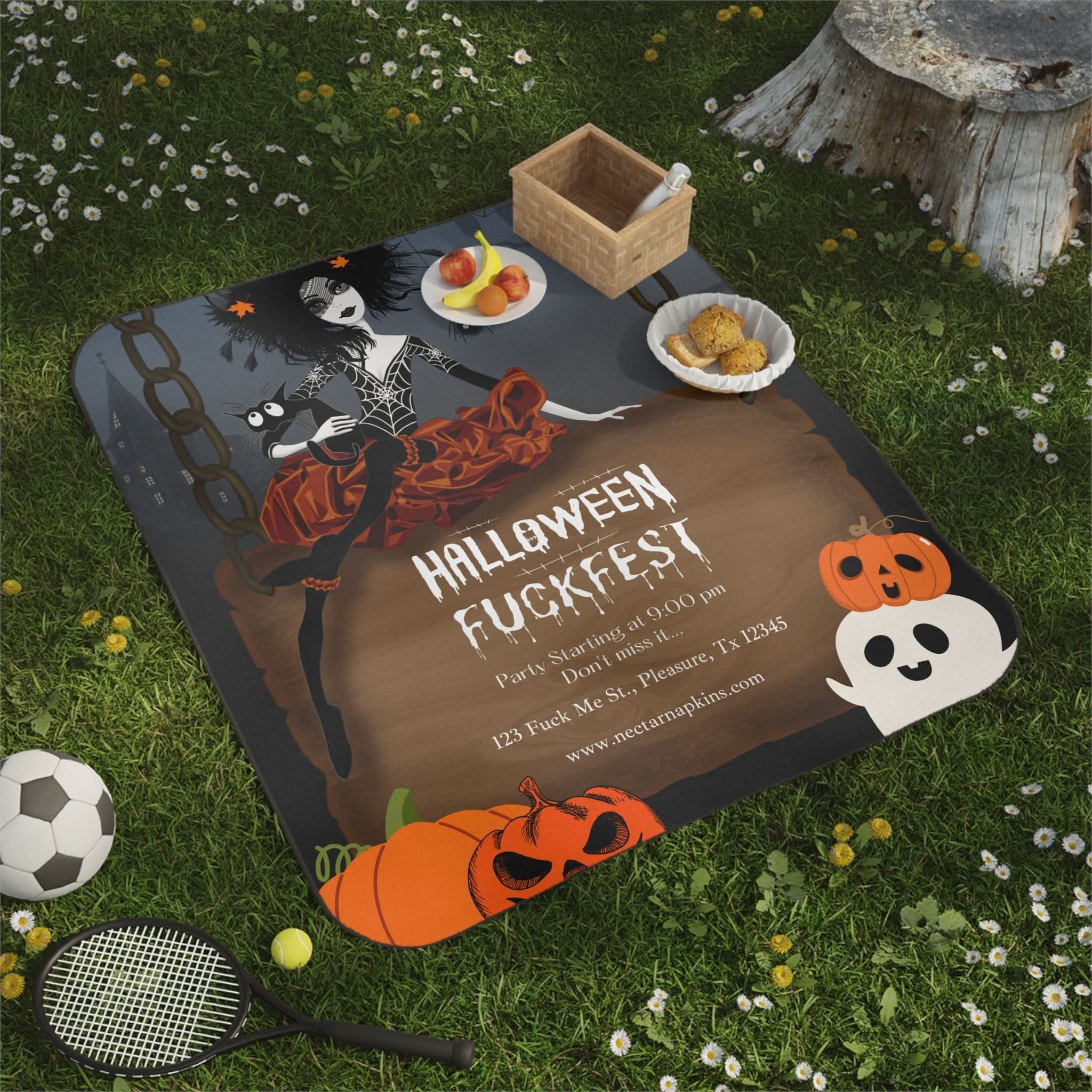 Halloween FuckFest | Mix Match Fun-Flirty Lovers’ Water-Resistant Blankets