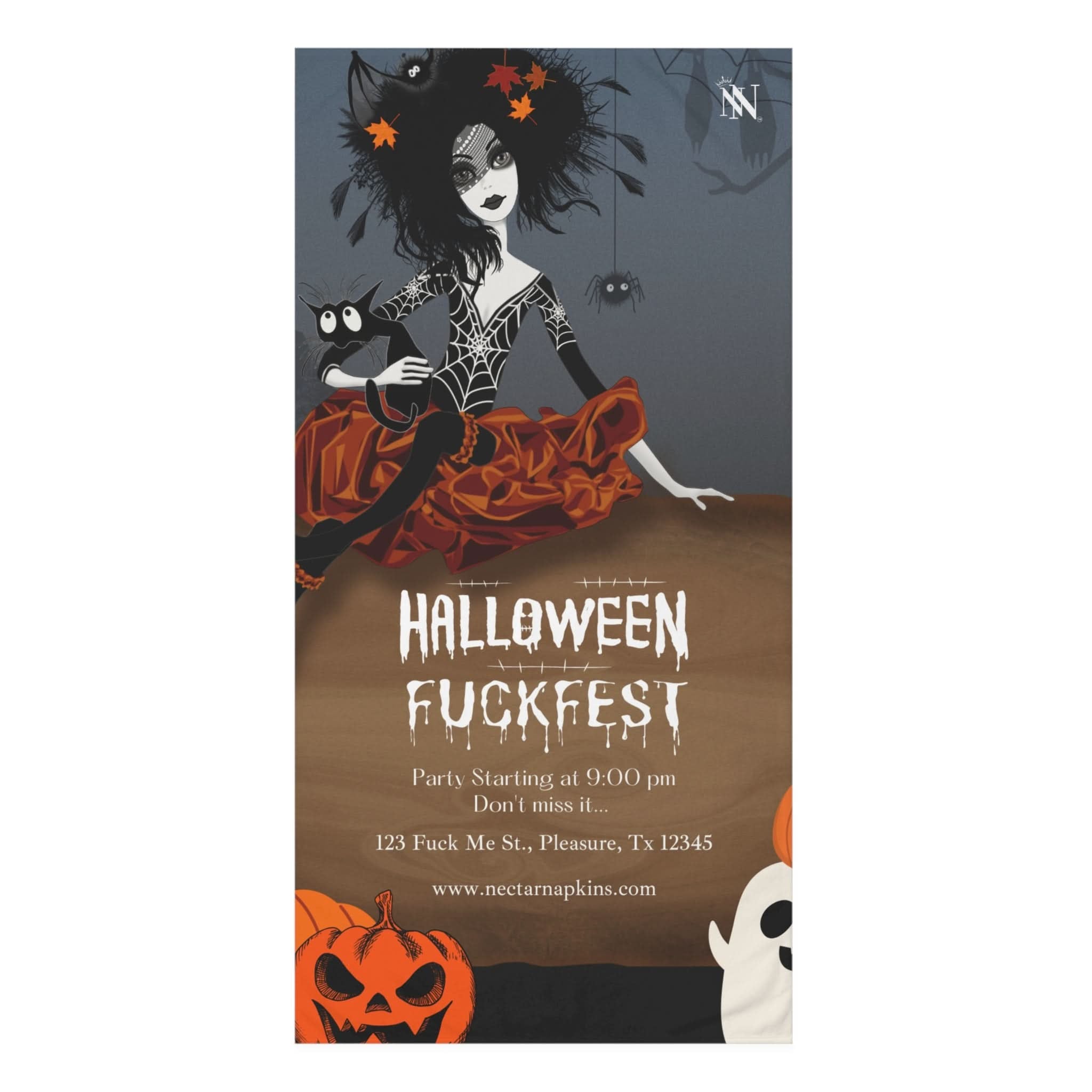 Halloween FuckFest | Mix & Match Naughty XL Fun-Flirty Lovers’ Towels