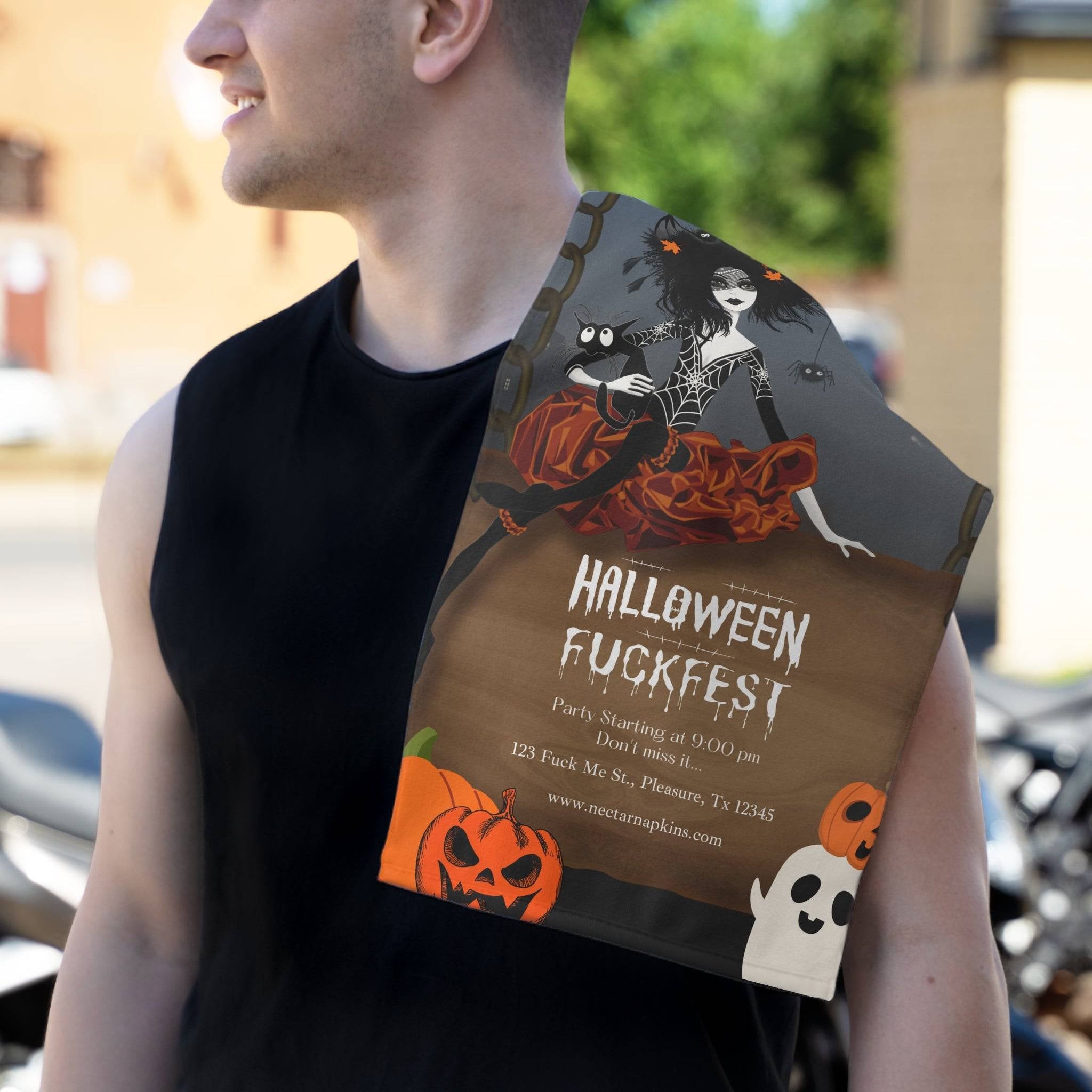 Halloween Fuckfest | Mix & Match Soft Fun-Flirty Lovers’ Towels