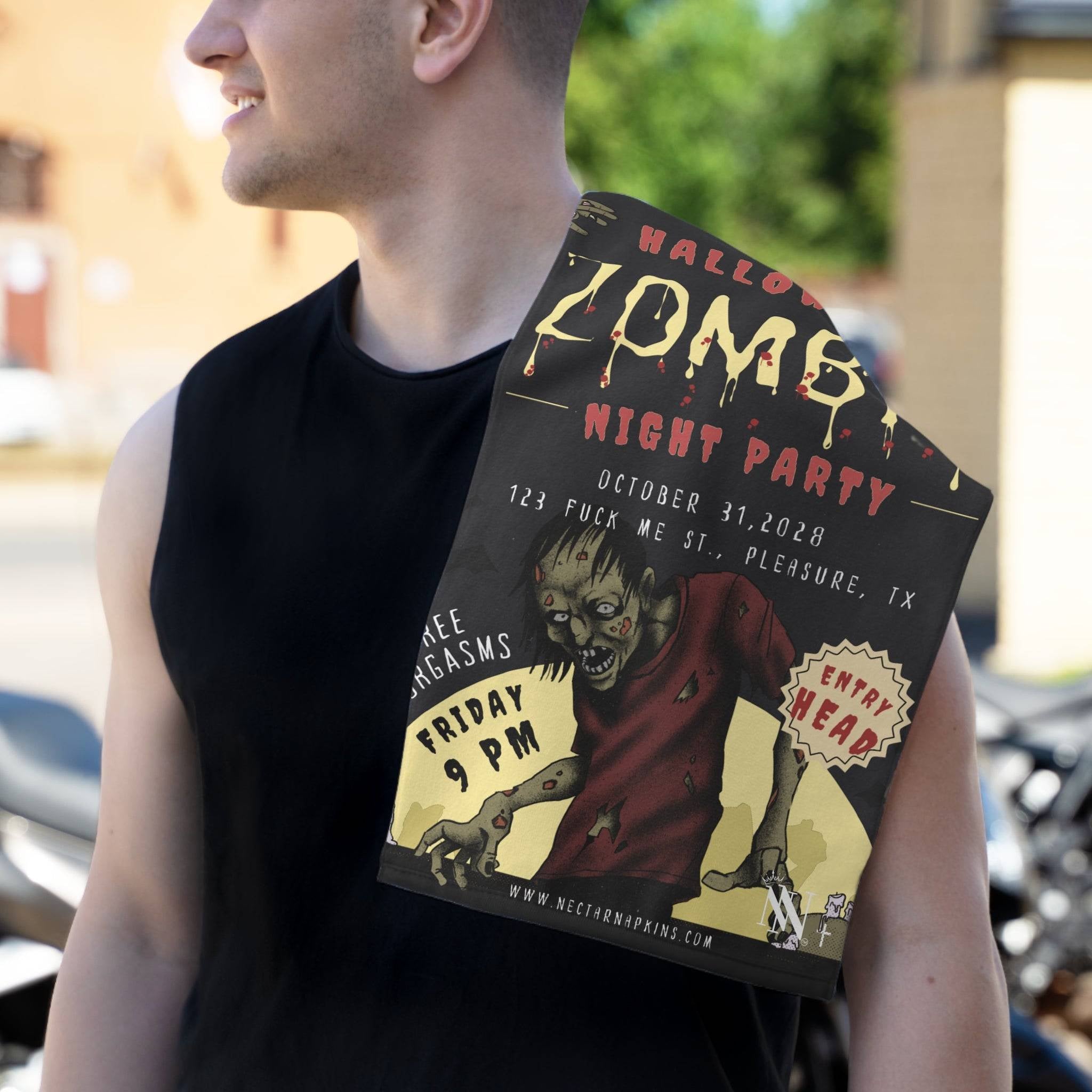 Halloween Zombie | Mix & Match Soft Fun-Flirty Lovers’ Towels