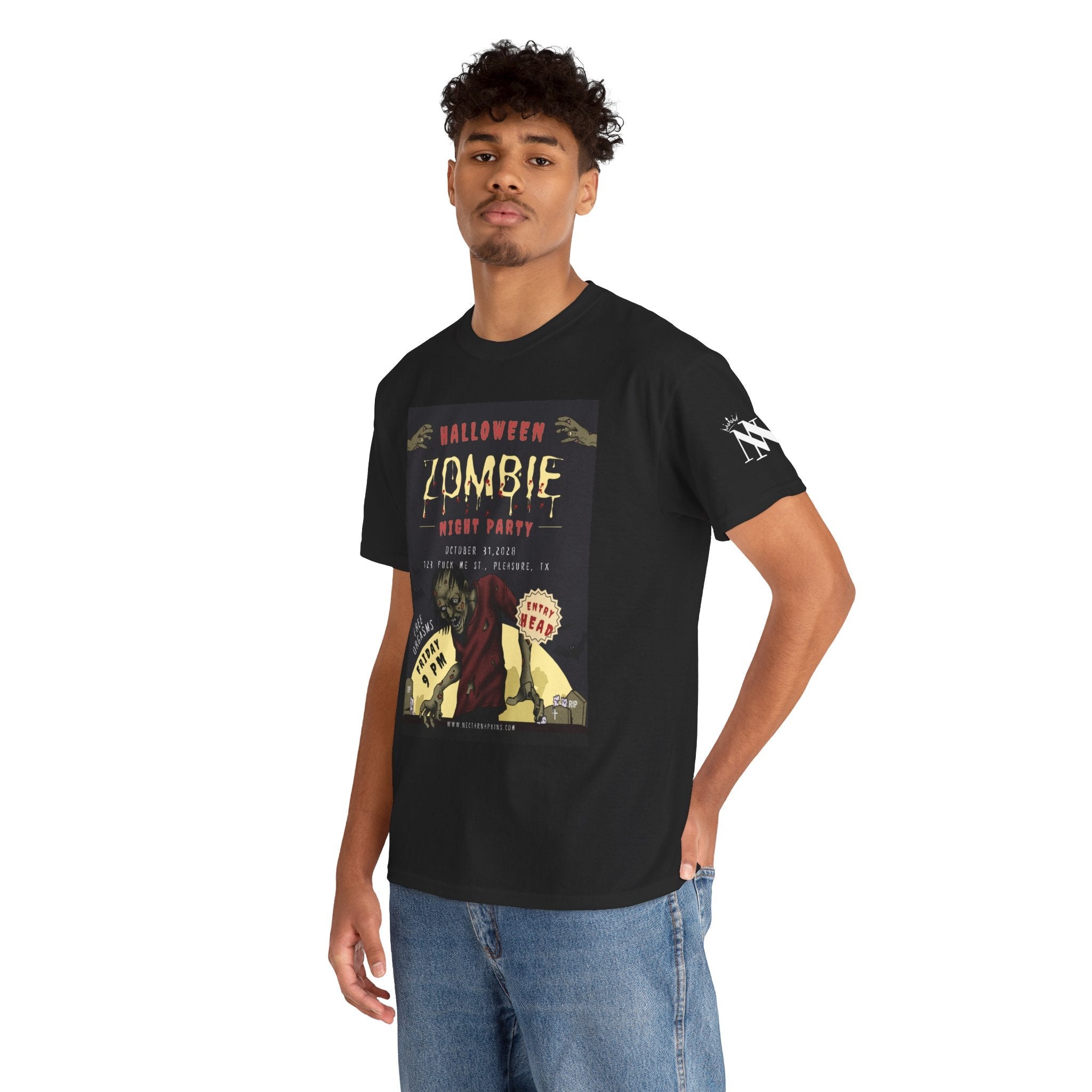 Halloween Zombie Party | Mix & Match 100% Cotton Unisex Fun-Flirty Lovers’ Tees