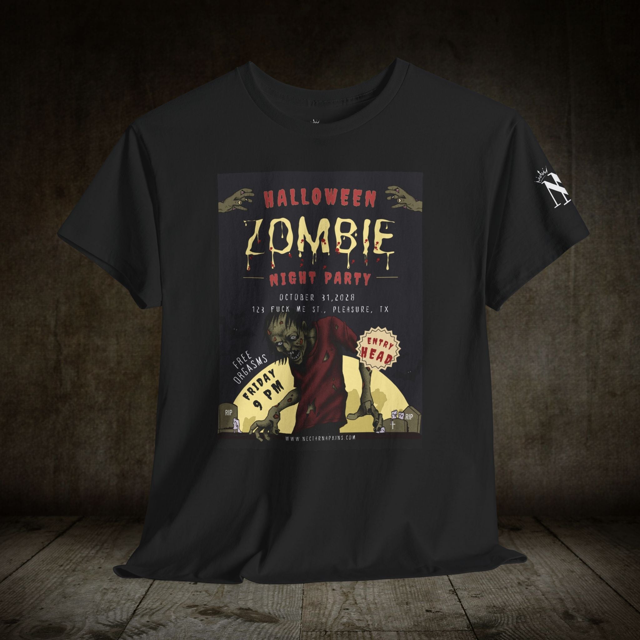 Halloween Zombie Party | Mix & Match 100% Cotton Unisex Fun-Flirty Lovers’ Tees
