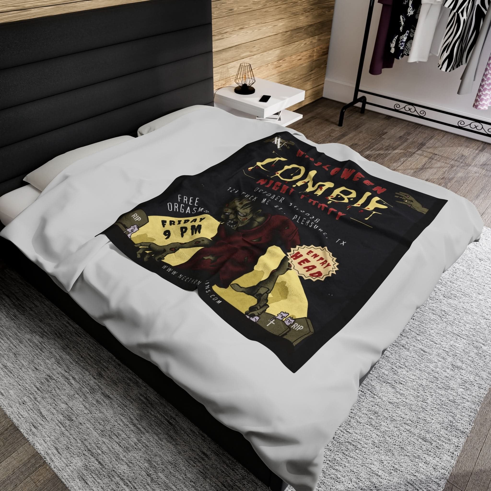 Halloween Zombie Party | Mix & Match Fun-Flirty Lovers’ Blankets