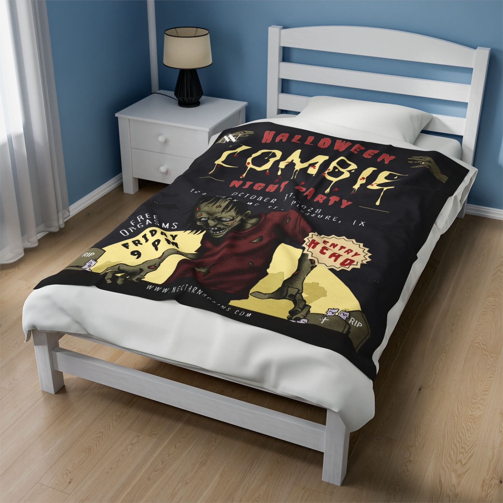 Halloween Zombie Party | Mix & Match Fun-Flirty Lovers’ Blankets