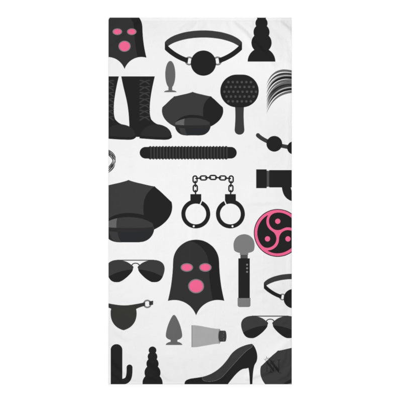 Handcuff Bondage | Mix & Match Naughty XL Fun-Flirty Lovers’ Towels