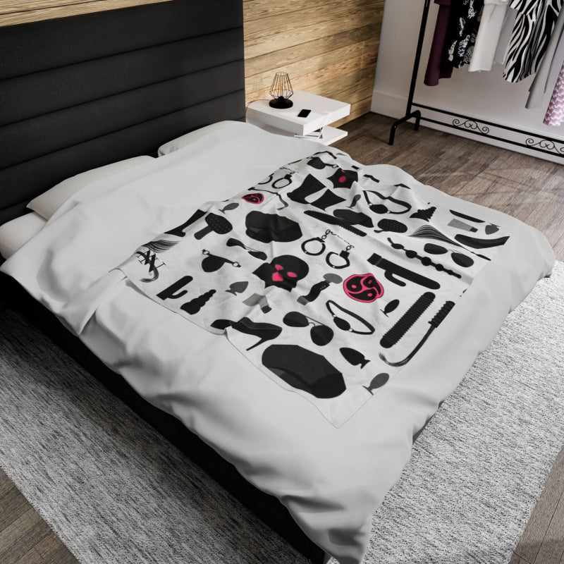 Handcuffs Bondage Flirty Love Sex Blanket | Luxuriously Soft & Plush