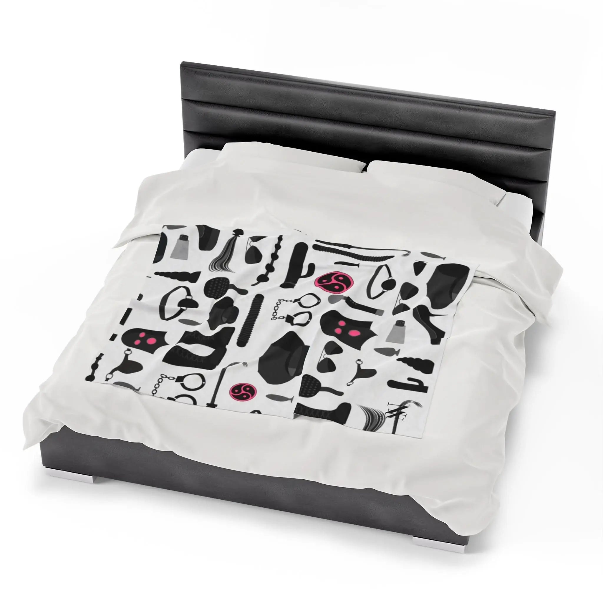 Handcuffs Bondage Flirty Love Sex Blanket | Luxuriously Soft & Plush