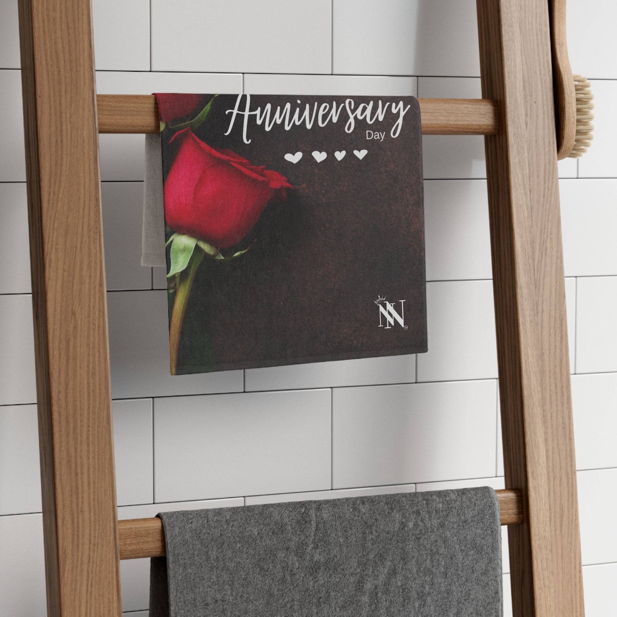 Happy Anniversary Day | Mix & Match Soft Fun-Flirty Lovers’ Towels