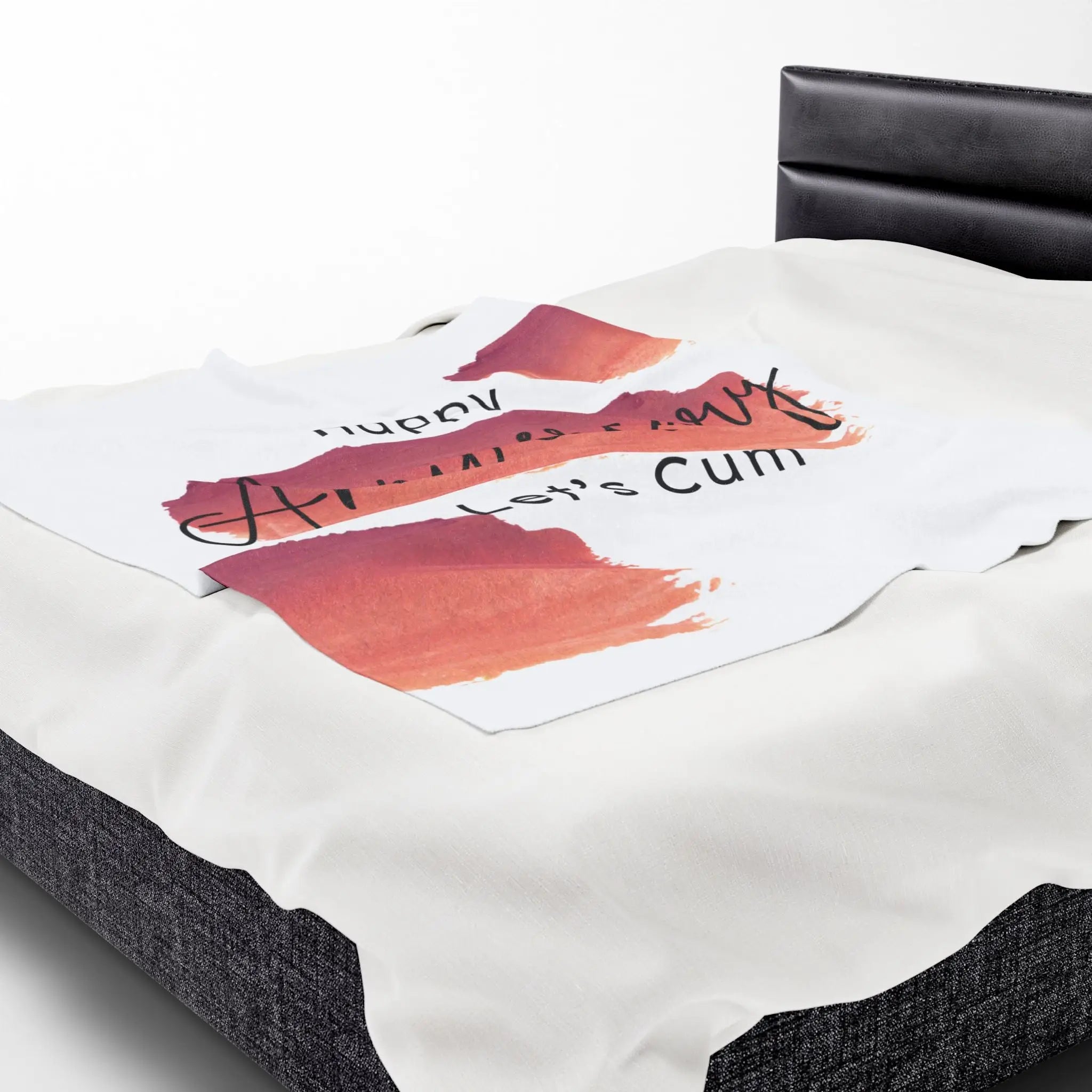 Happy Anniversary Let’s Cum | Mix & Match Fun-Flirty Lovers’ Blankets
