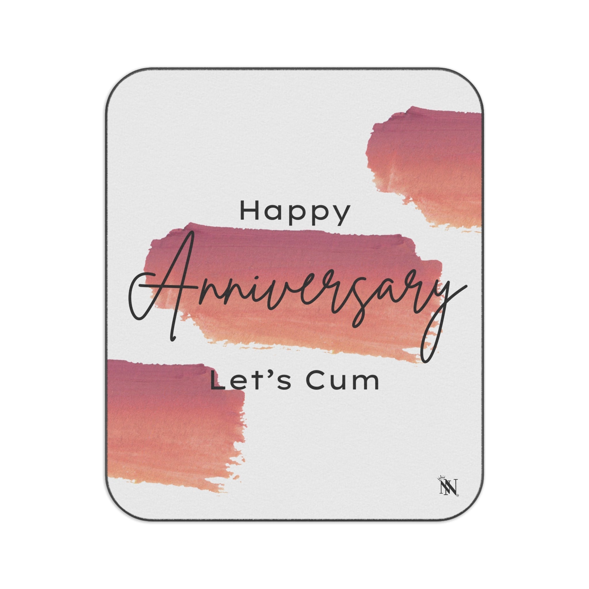 Happy Anniversary Let’s Cum | Mix Match Fun-Flirty Lovers’ Water-Resistant Blankets