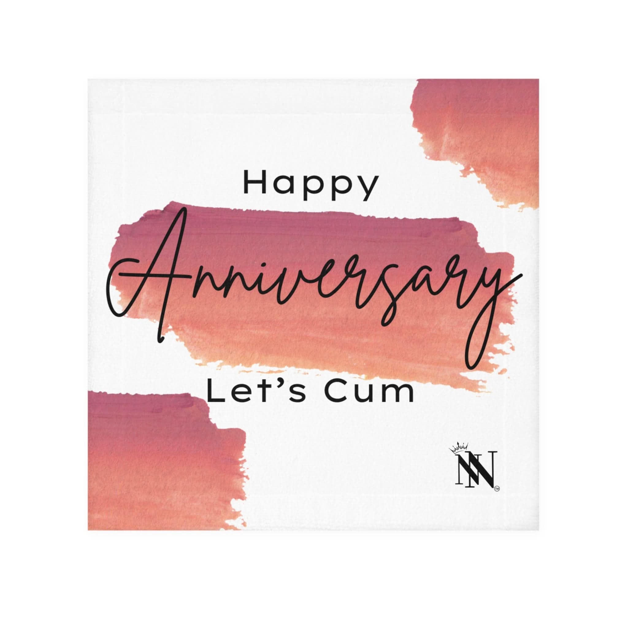 Happy Anniversary Let’s Cum | Mix & Match Lils’ Fun-Flirty Lovers’ Towels
