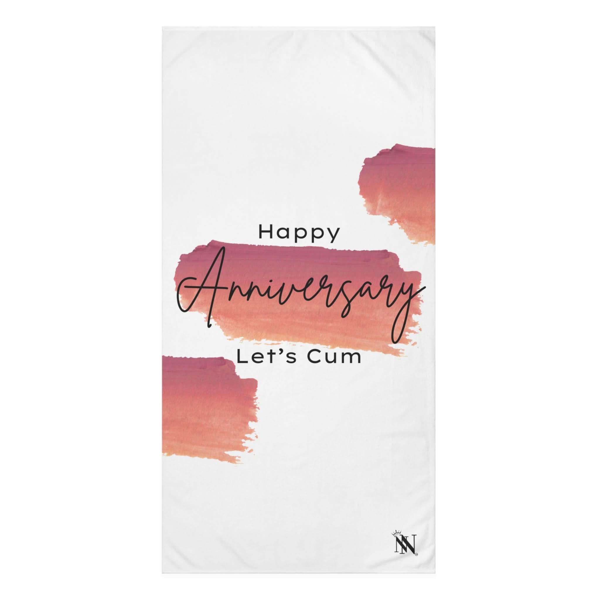 Happy Anniversary Let’s Cum | Mix & Match Naughty XL Fun-Flirty Lovers’ Towels